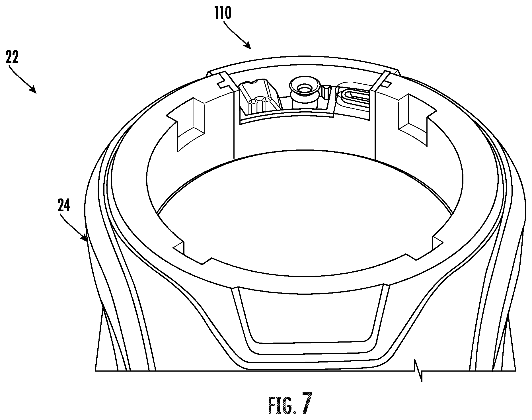 Patent US11771265 Figure 8 – Vacuum food processing system