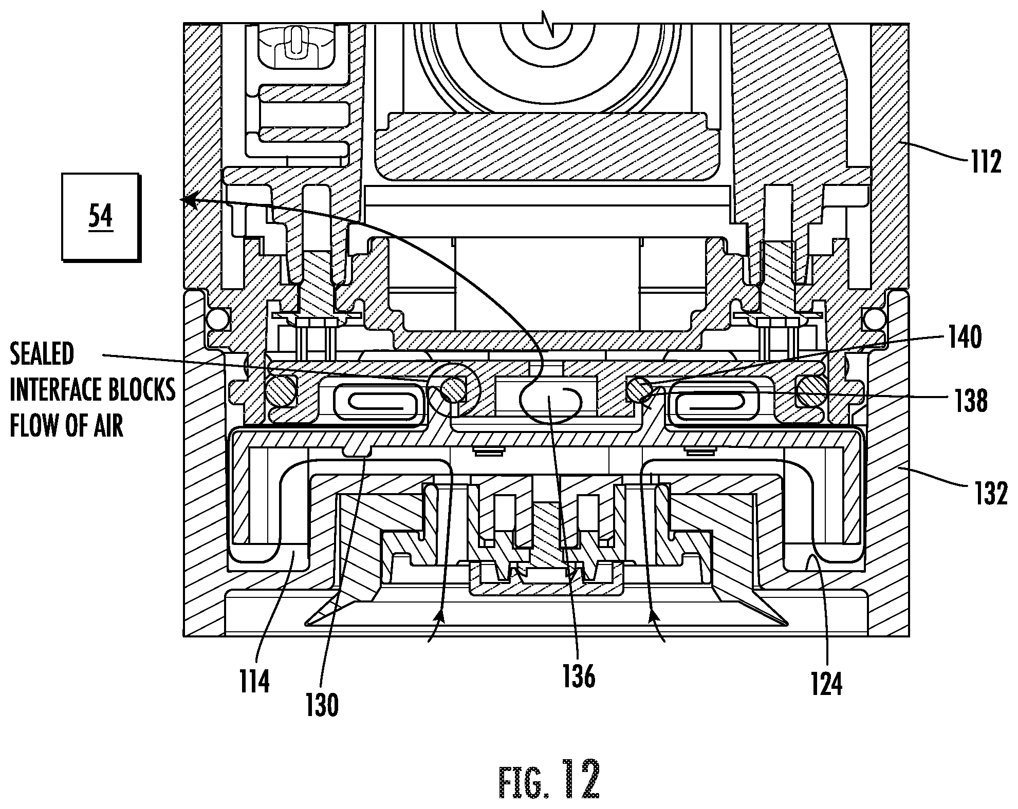 Patent US11771265 Figure 13 – Vacuum food processing system