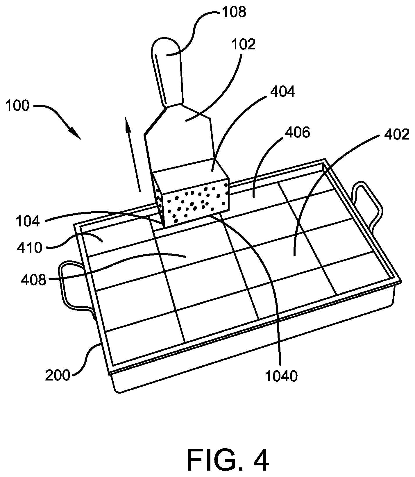 Patent US11771266 Figure 4 – Spatula device