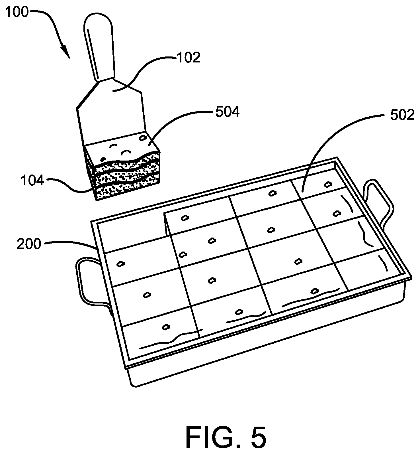 Patent US11771266 Figure 5 – Spatula device