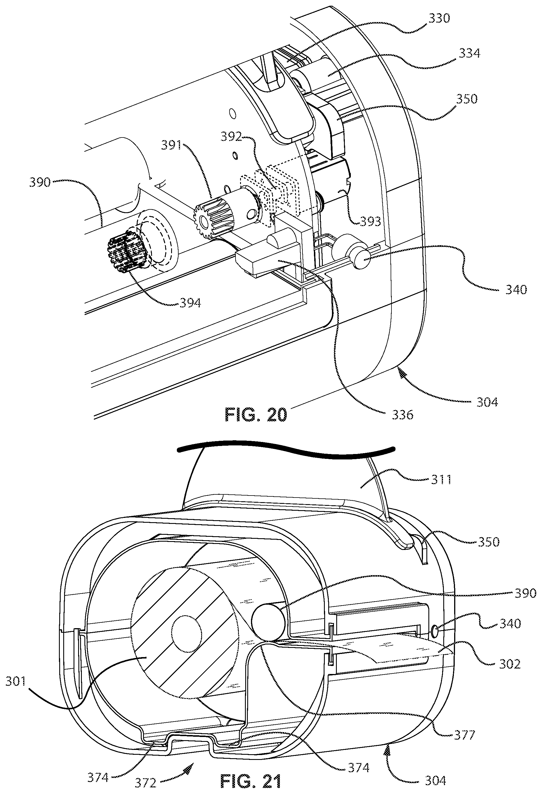 Patent US11771271 Figure 17 – Dispensing assembly for paper products