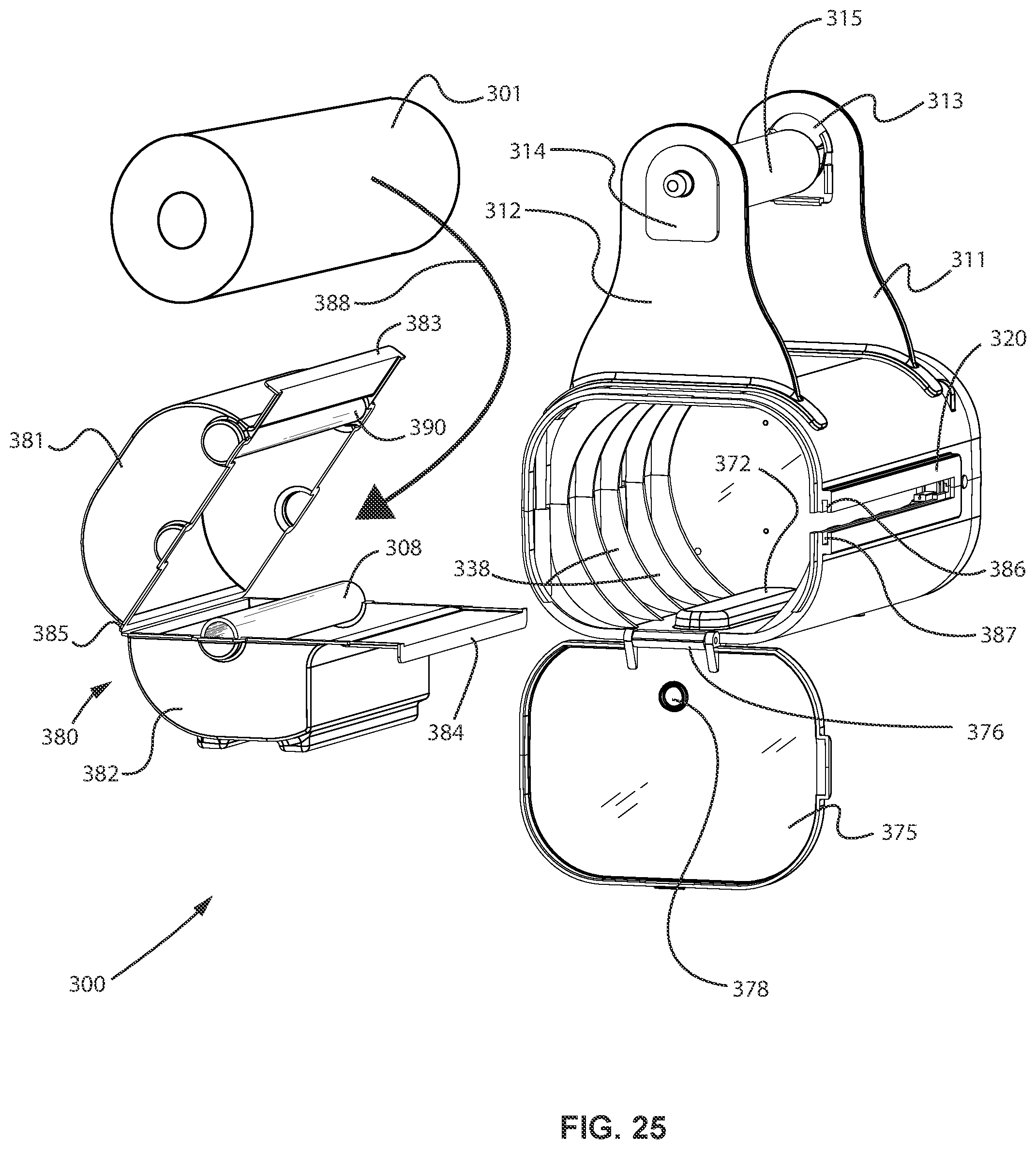Patent US11771271 Figure 20 – Dispensing assembly for paper products