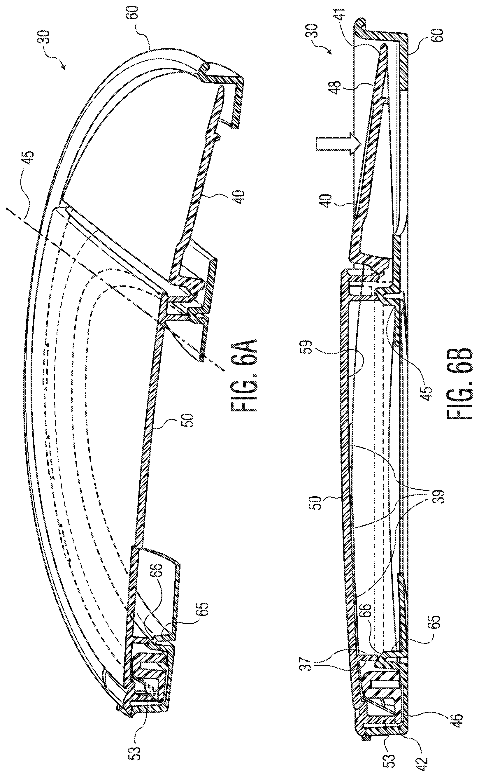 Patent US11771272 Figure 11 – Container having a push-button activated, pop-open lid