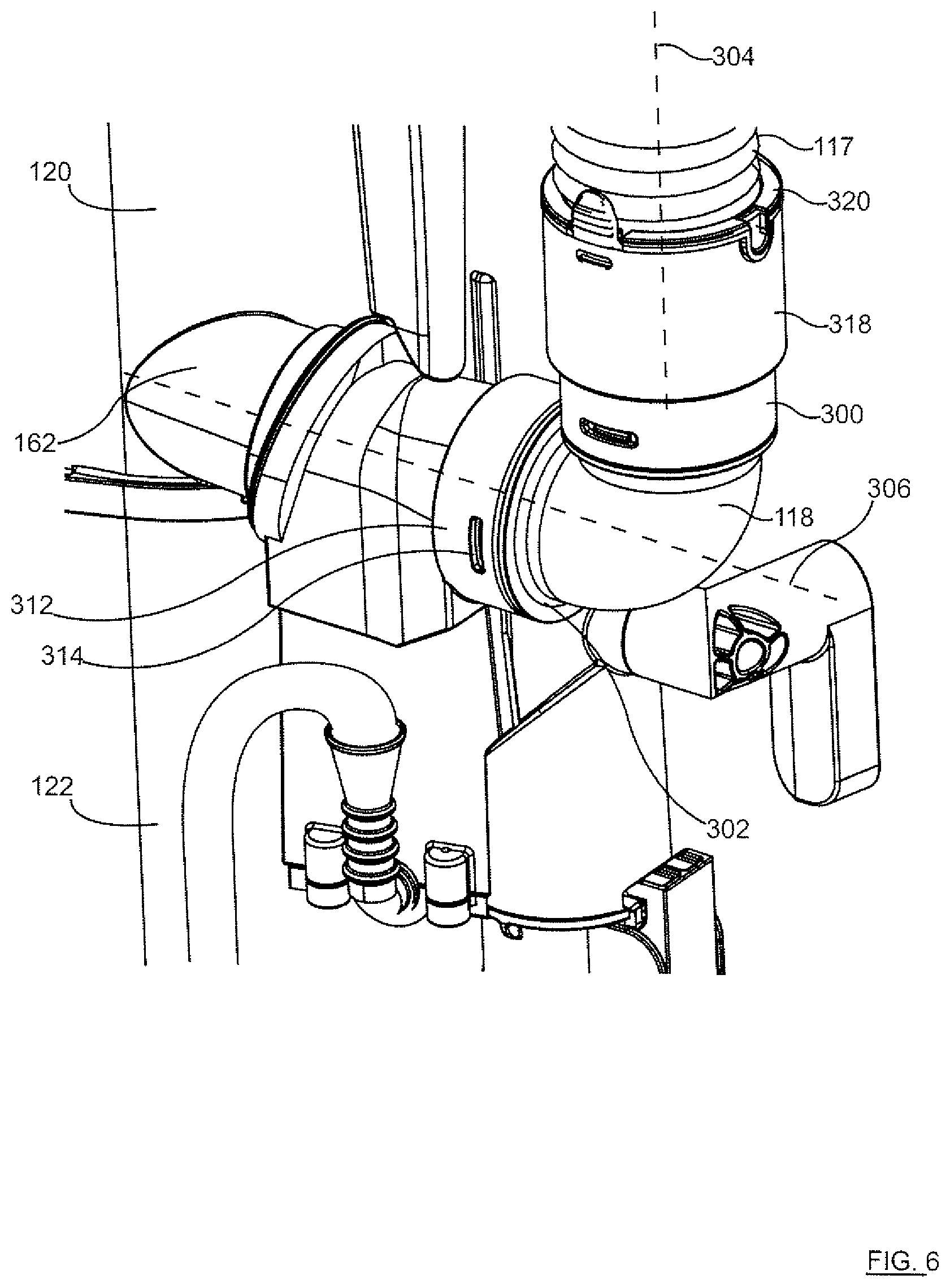 Patent US11771275 Figure 6 – Surface cleaning apparatus with enhanced operability