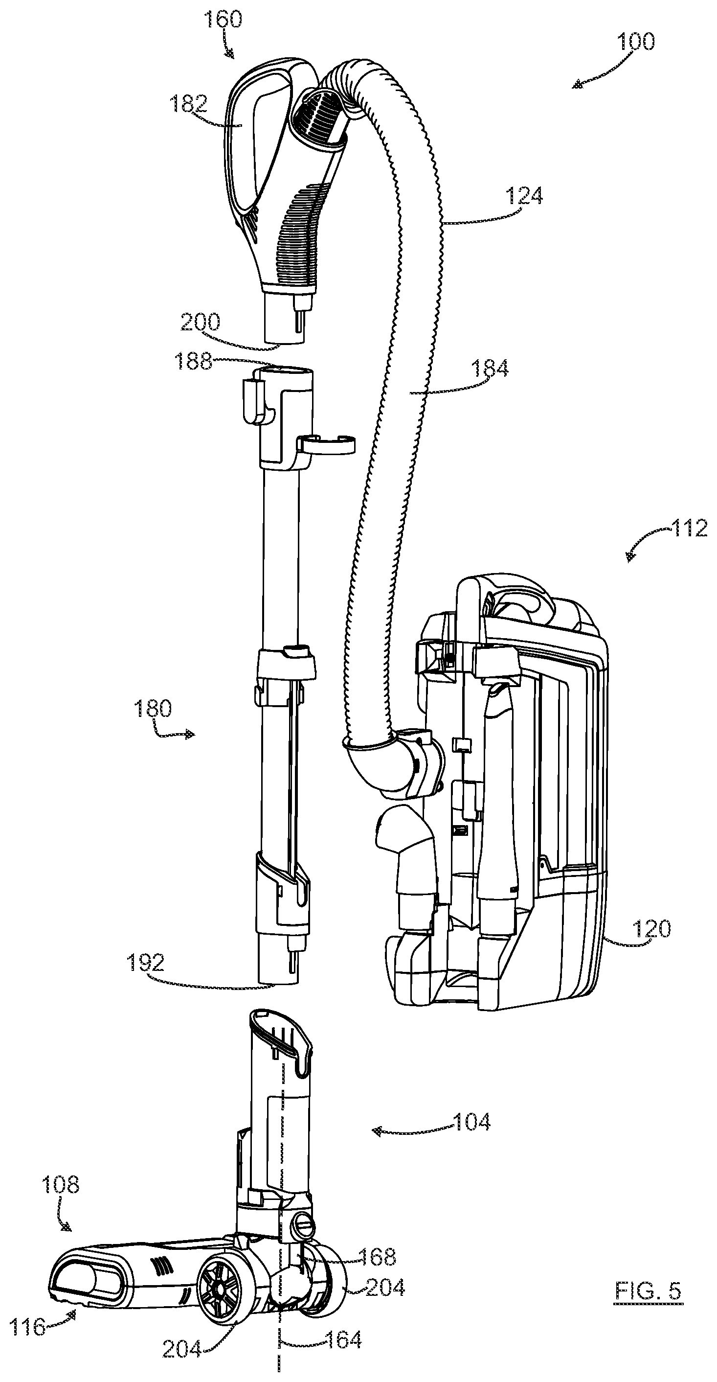 Patent US11771276 Figure 6 – Surface cleaning apparatus