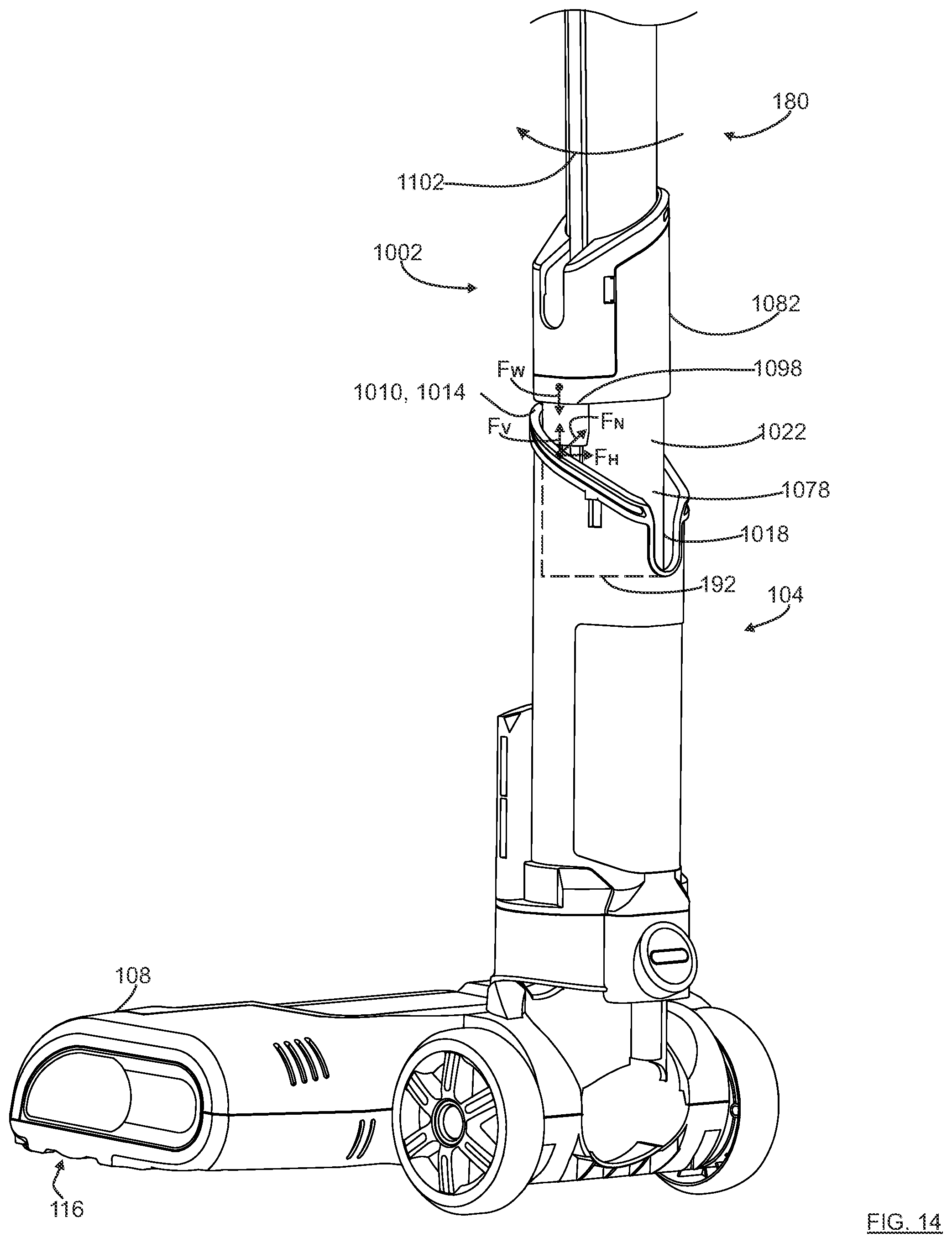 Patent US11771276 Figure 15 – Surface cleaning apparatus