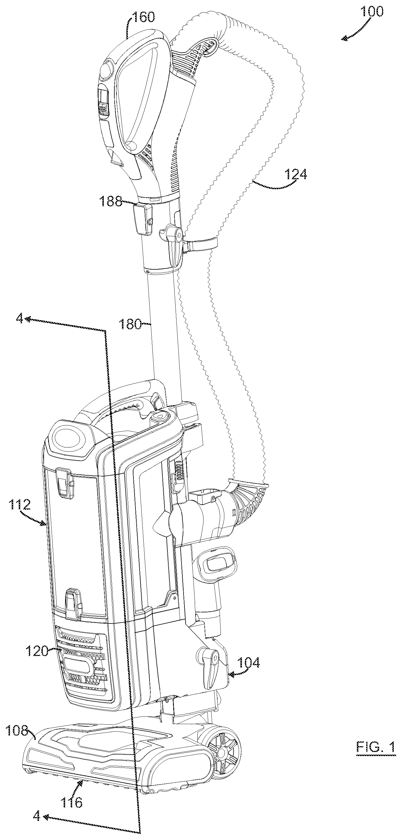 Patent US11771277 — Surface cleaning apparatus — Figure 1