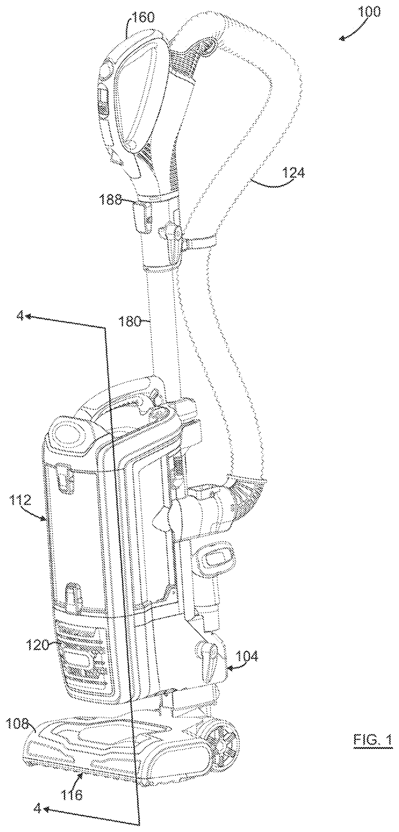 Patent US11771278 Figure 1 – Surface cleaning apparatus