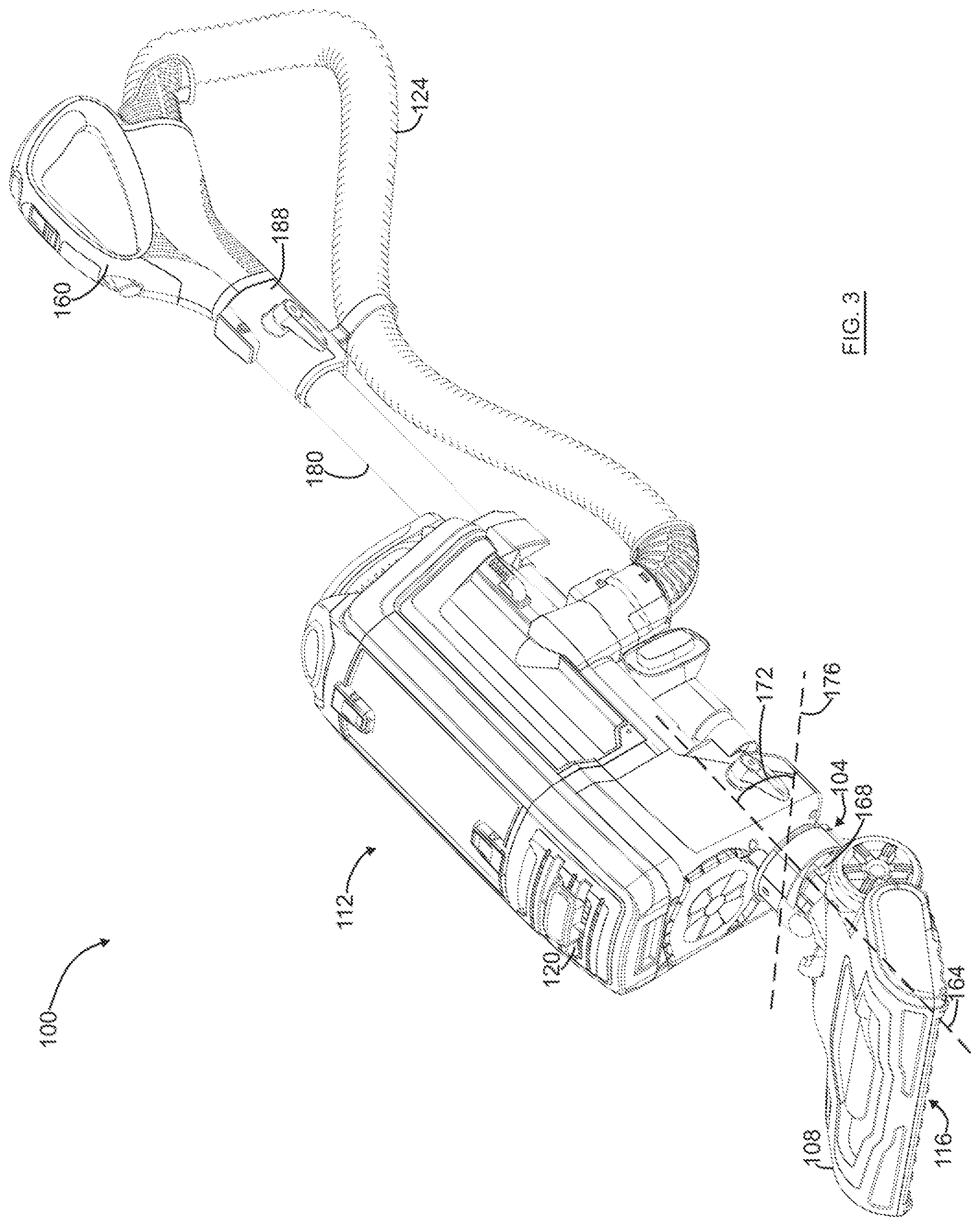 Patent US11771278 Figure 3 – Surface cleaning apparatus
