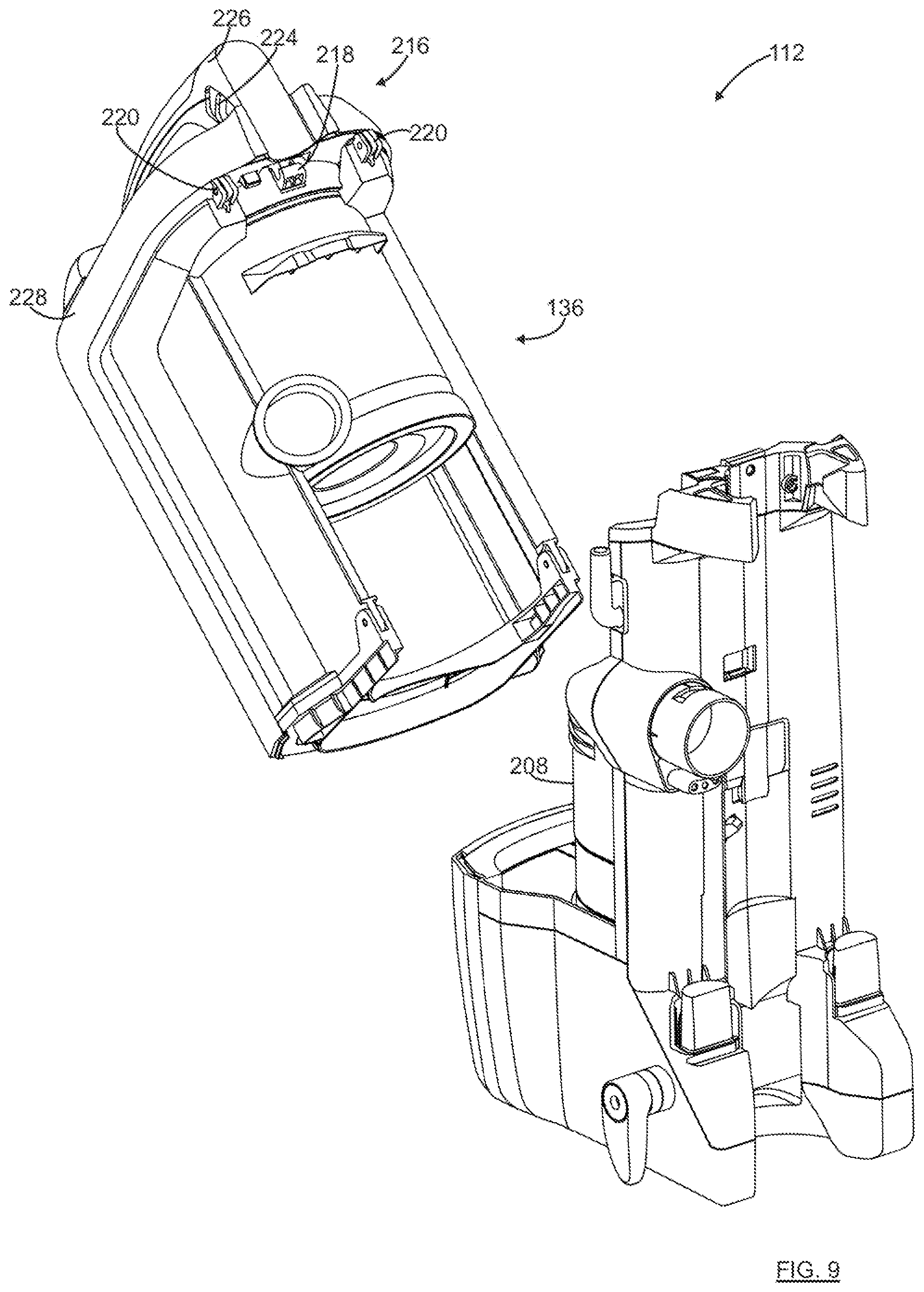 Patent US11771278 Figure 10 – Surface cleaning apparatus