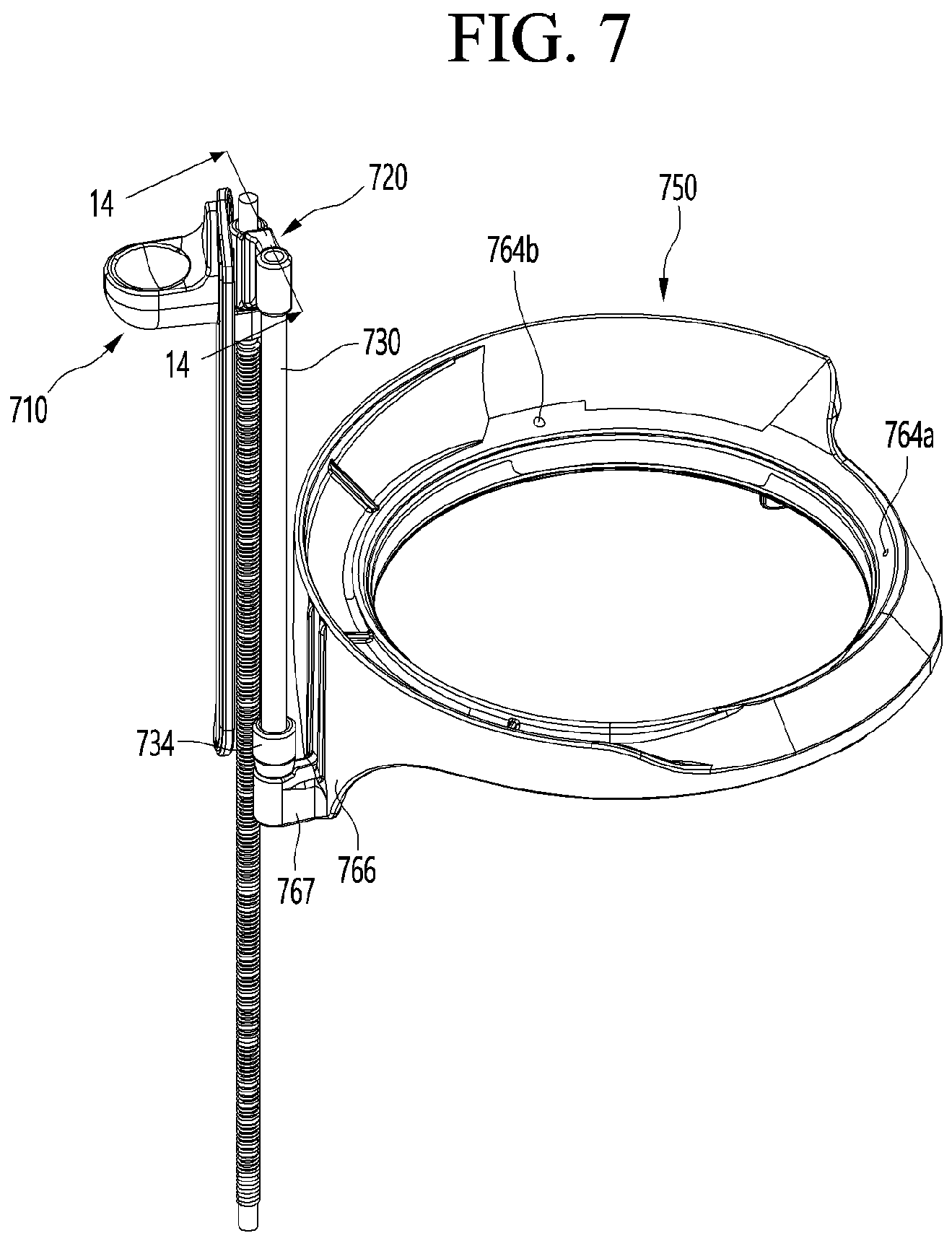 Patent US11771279 Figure 7 – Cleaner