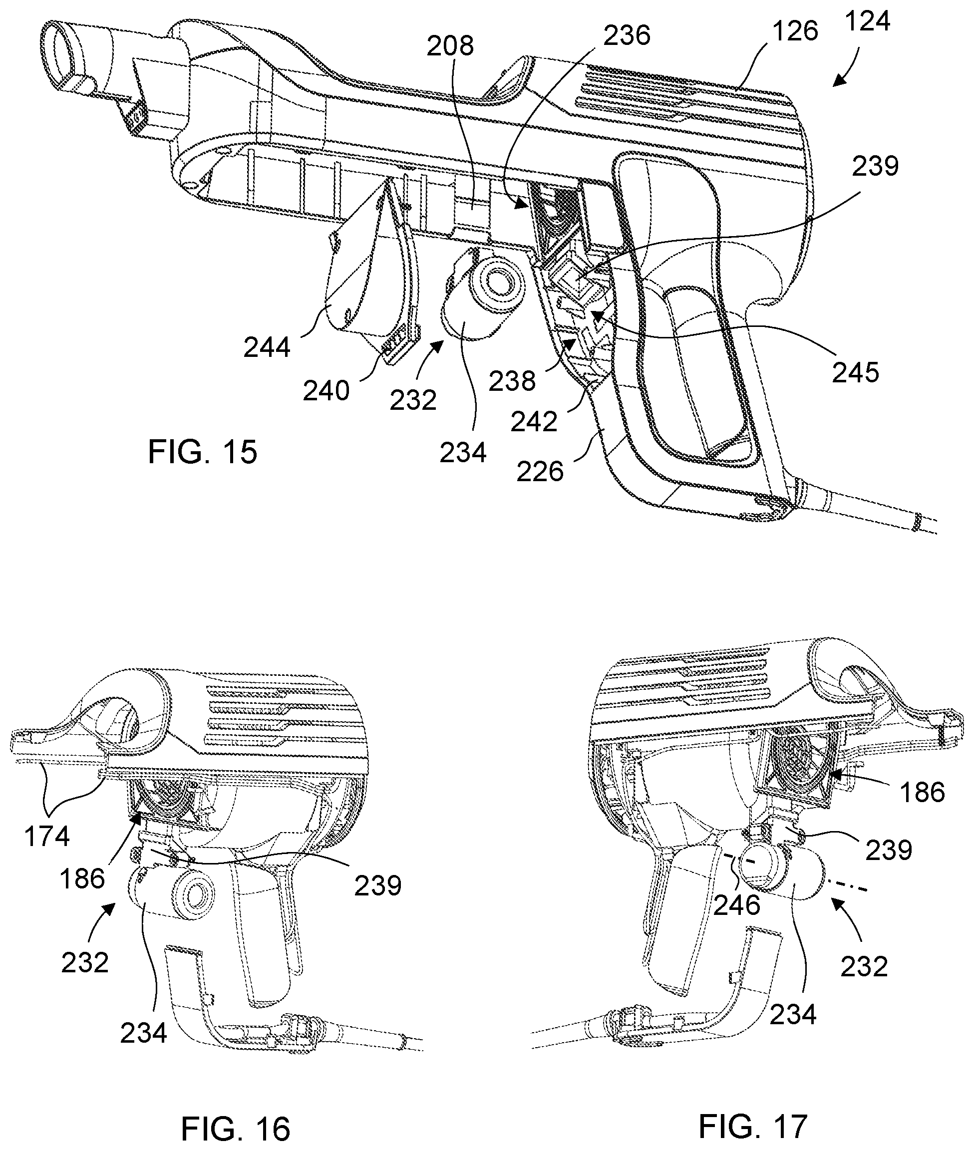 Patent US11771280 Figure 8 – Surface cleaning apparatus with removable air treatment member assembly
