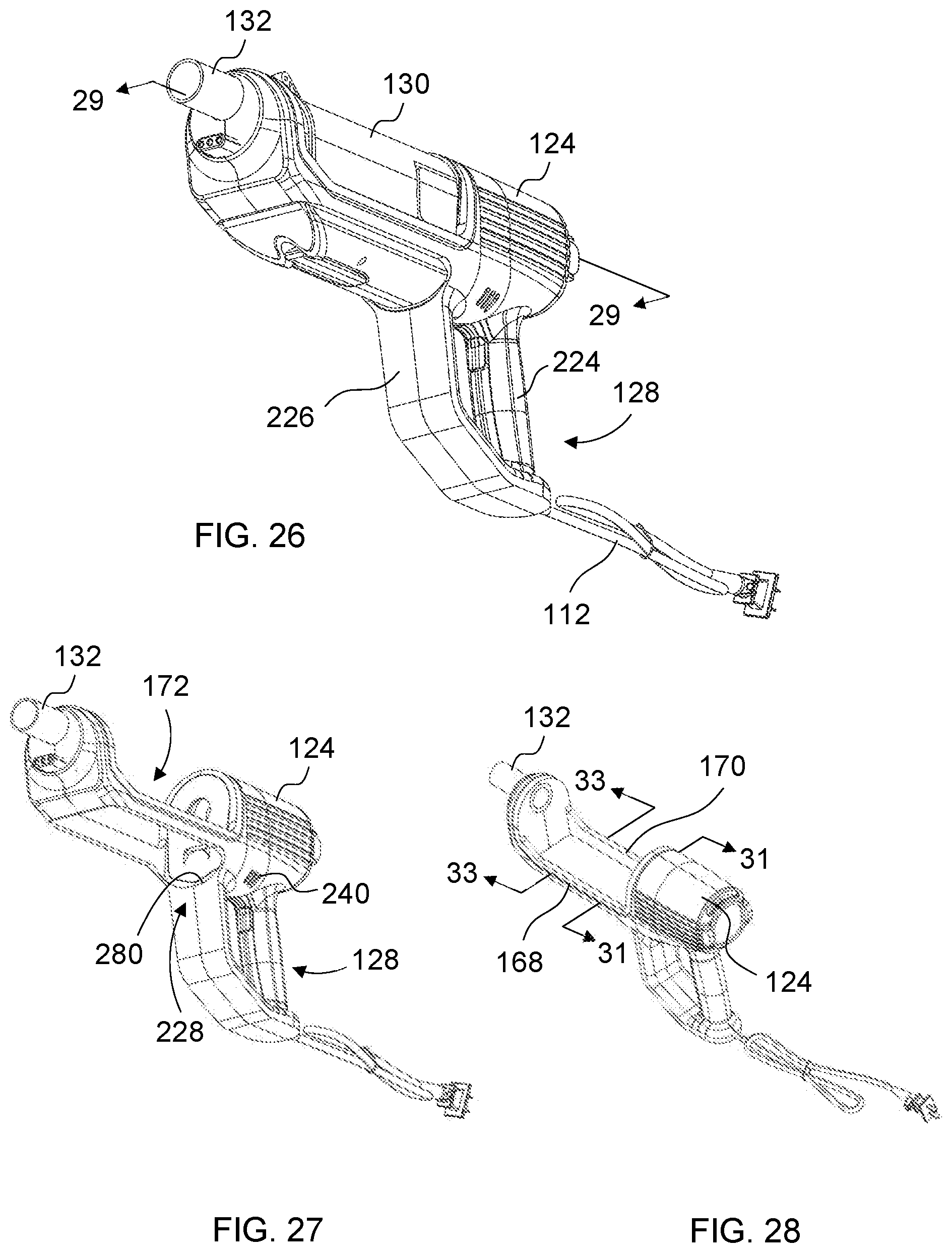 Patent US11771280 Figure 13 – Surface cleaning apparatus with removable air treatment member assembly