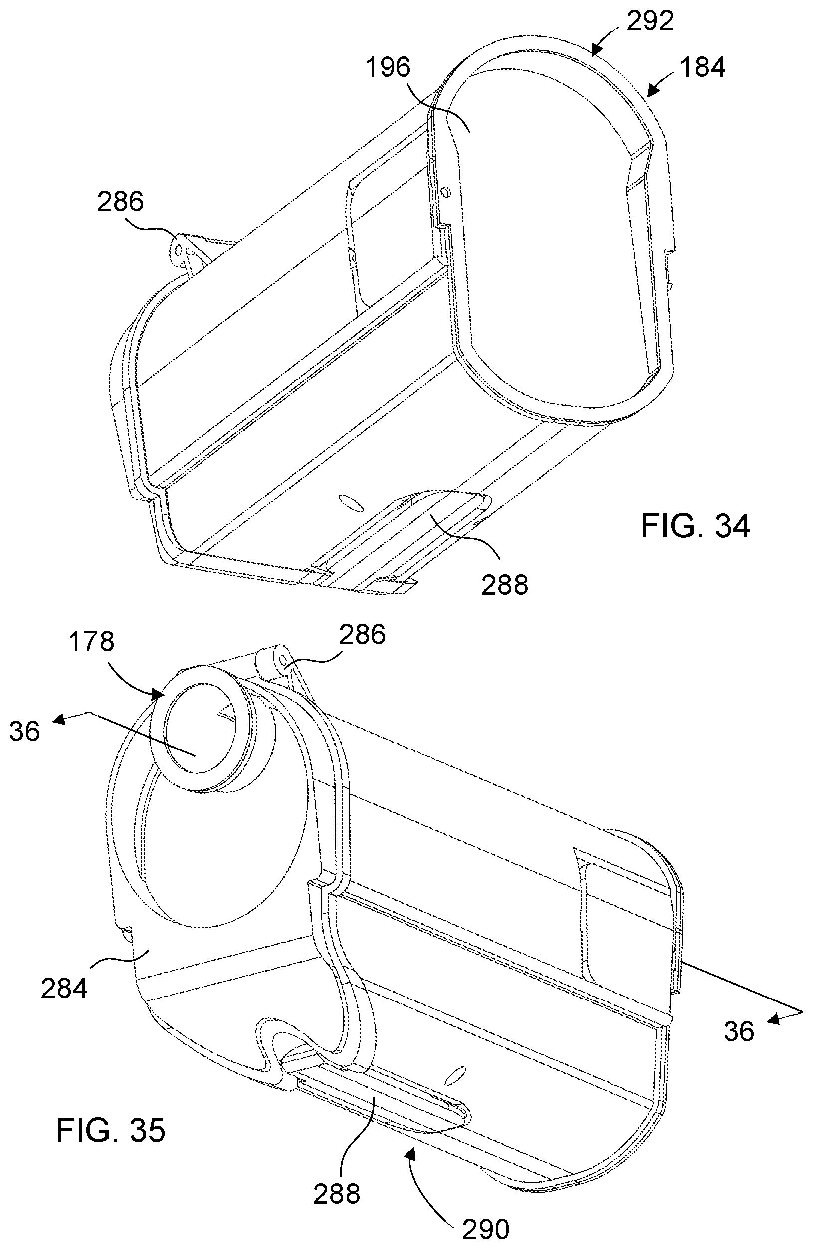 Patent US11771280 Figure 16 – Surface cleaning apparatus with removable air treatment member assembly