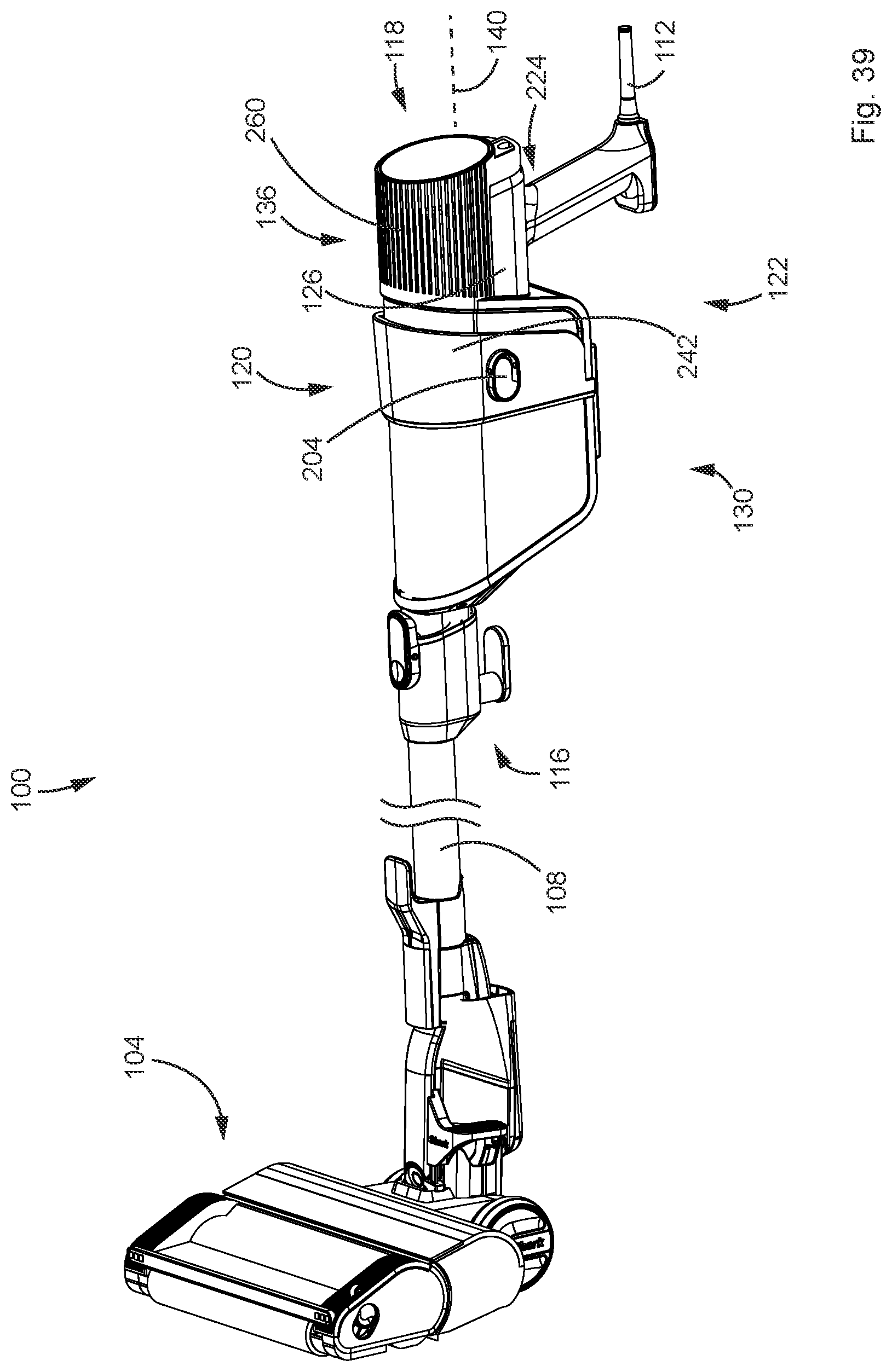 Patent US11771281 Figure 19 – Surface cleaning apparatus