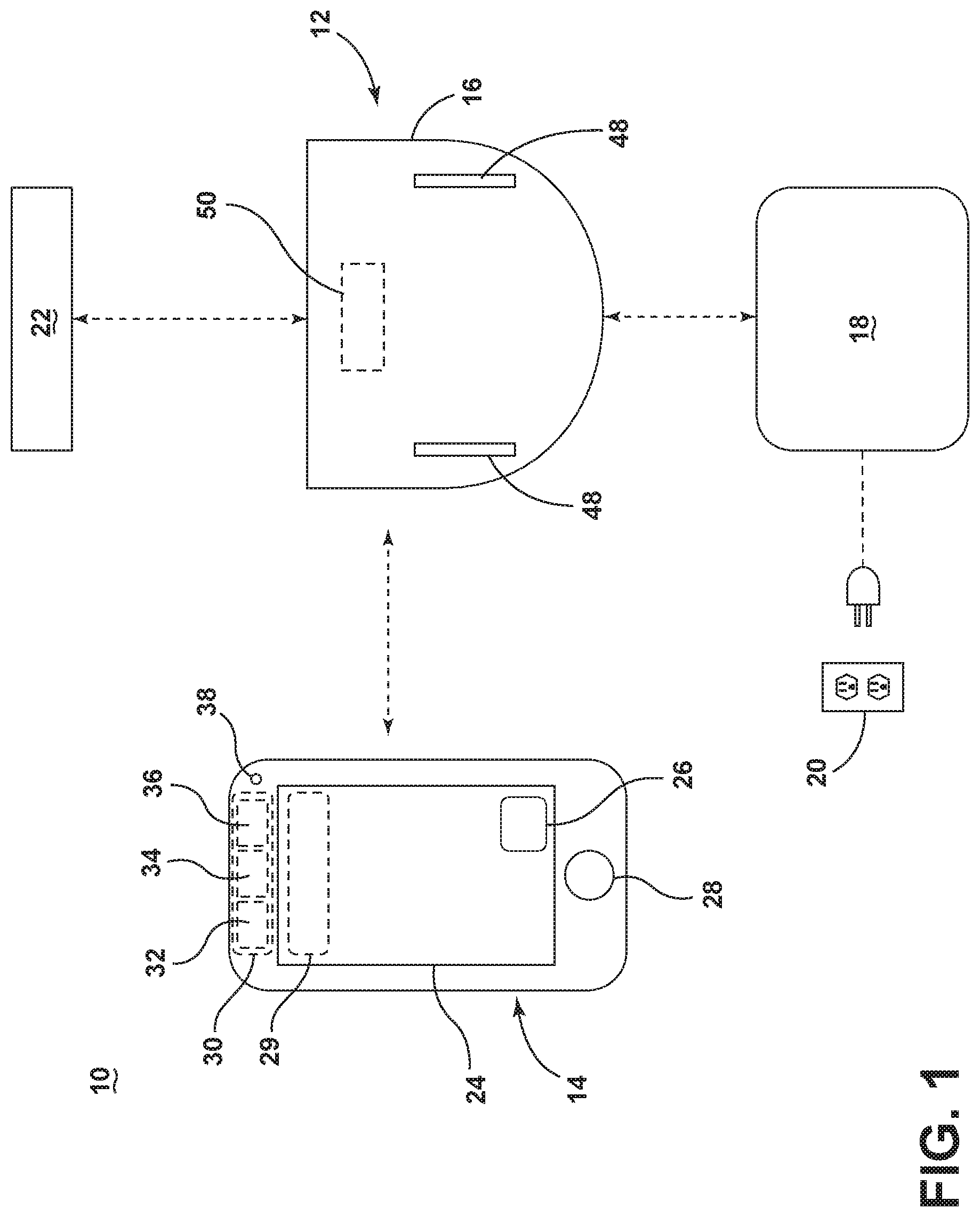 Patent US11771283 Figure 1 – Method and system for manual control of autonomous floor cleaner