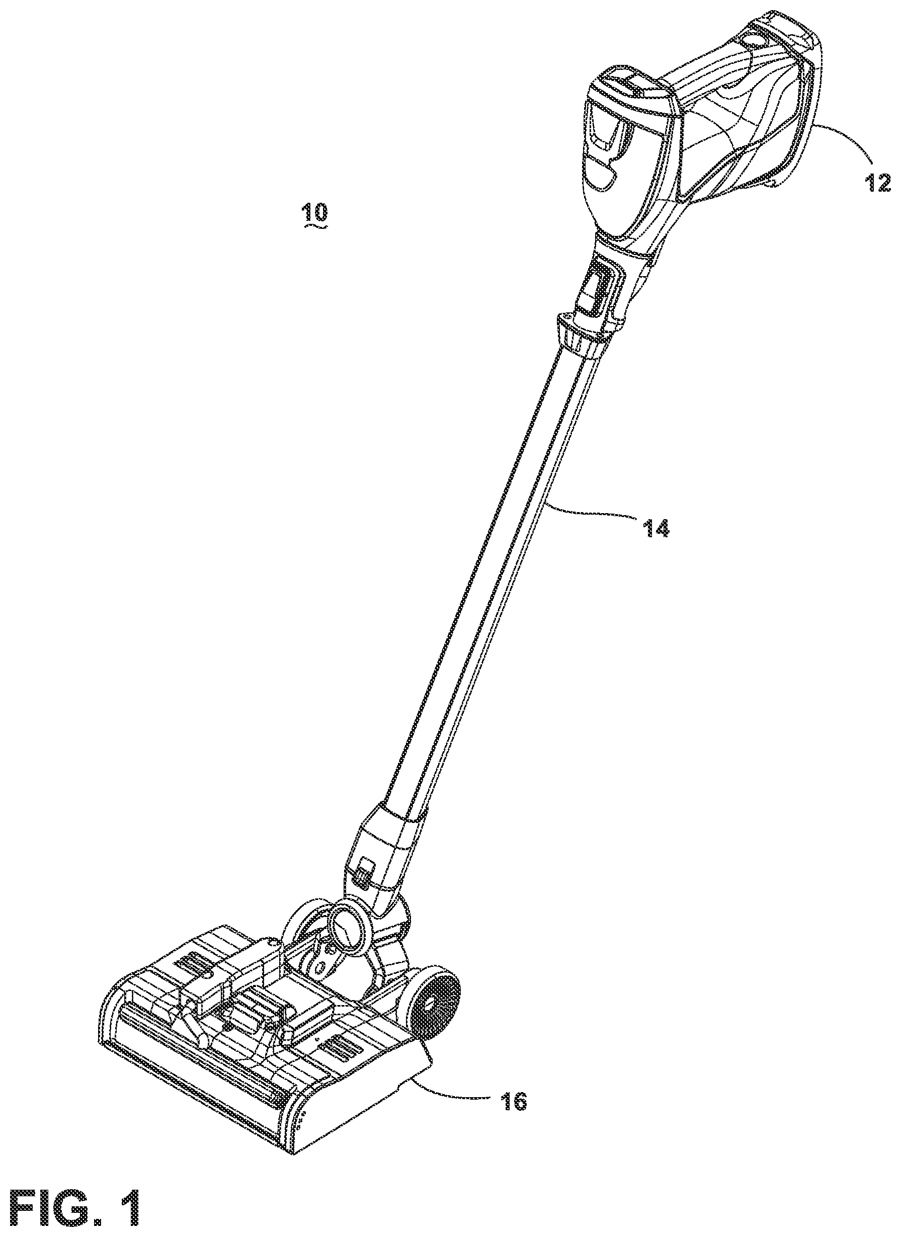 Patent US11771284 Figure 1 – Floor cleaning apparatus with cleaning fluid delivery system