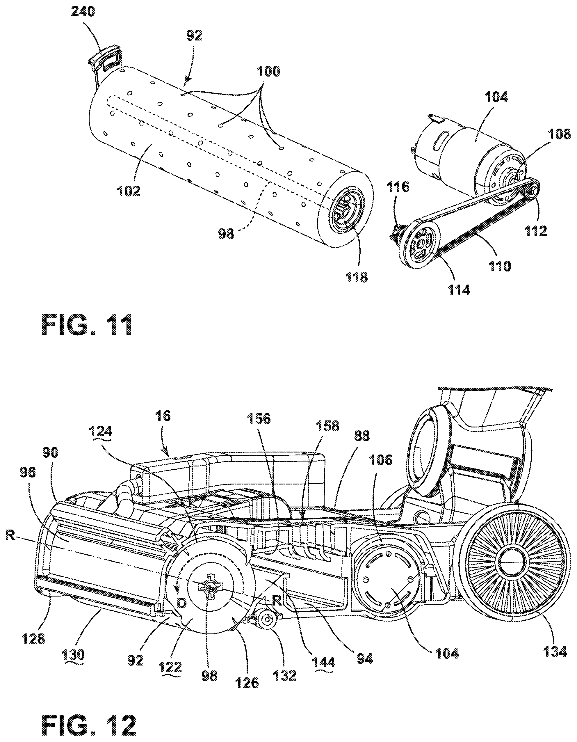 Patent US11771284 Figure 8 – Floor cleaning apparatus with cleaning fluid delivery system