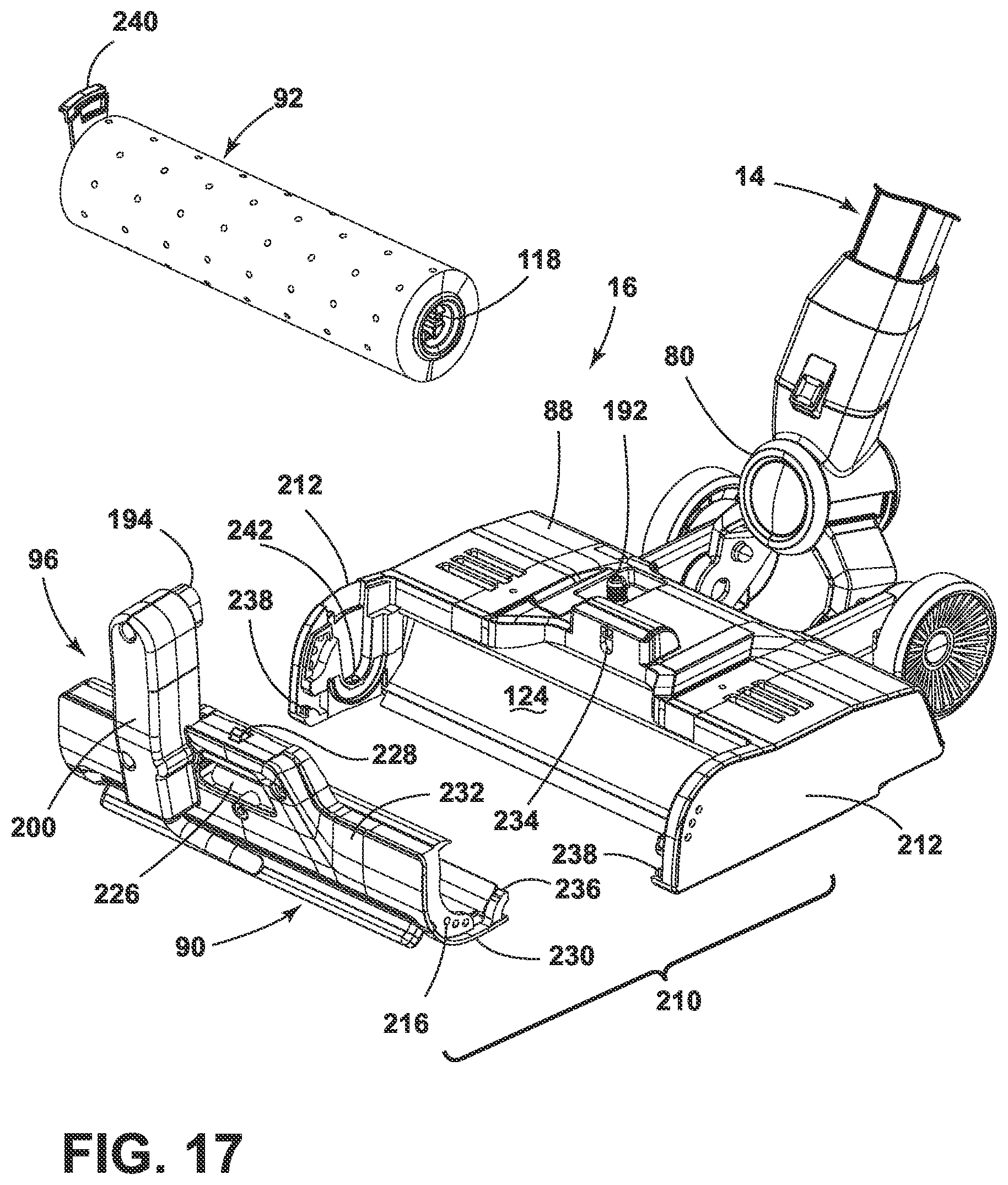 Patent US11771284 Figure 12 – Floor cleaning apparatus with cleaning fluid delivery system