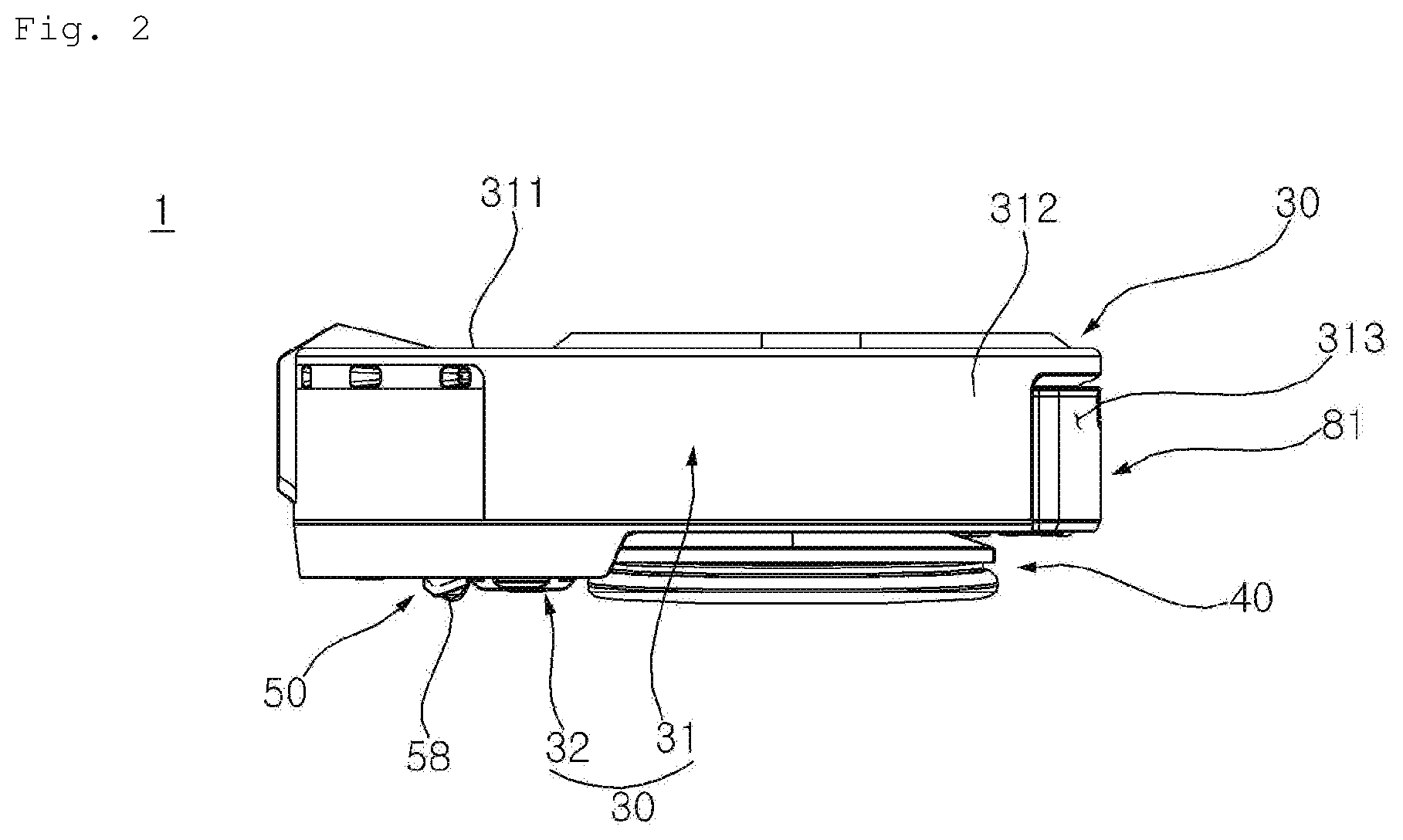 Patent US11771285 Figure 2 – Mobile robot