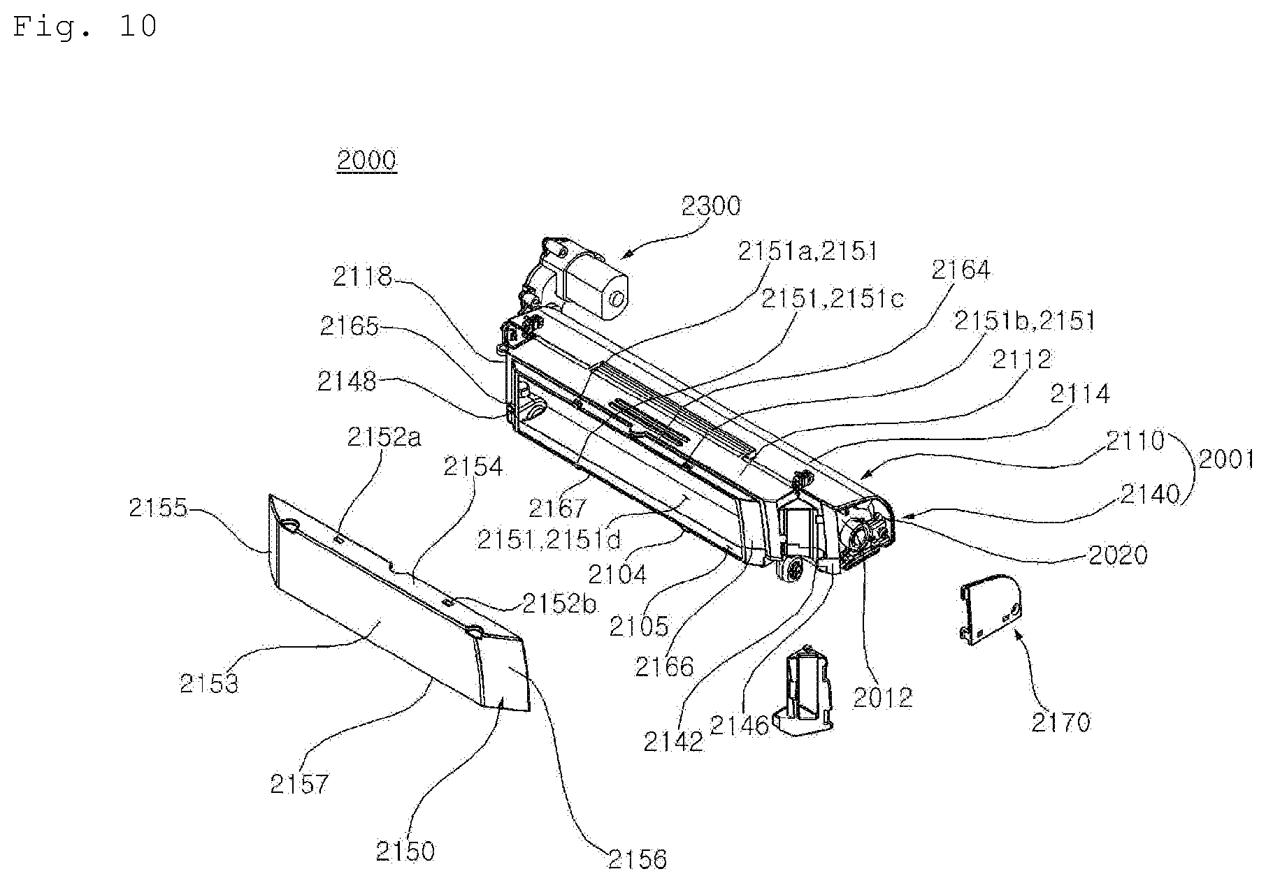 Patent US11771285 Figure 10 – Mobile robot