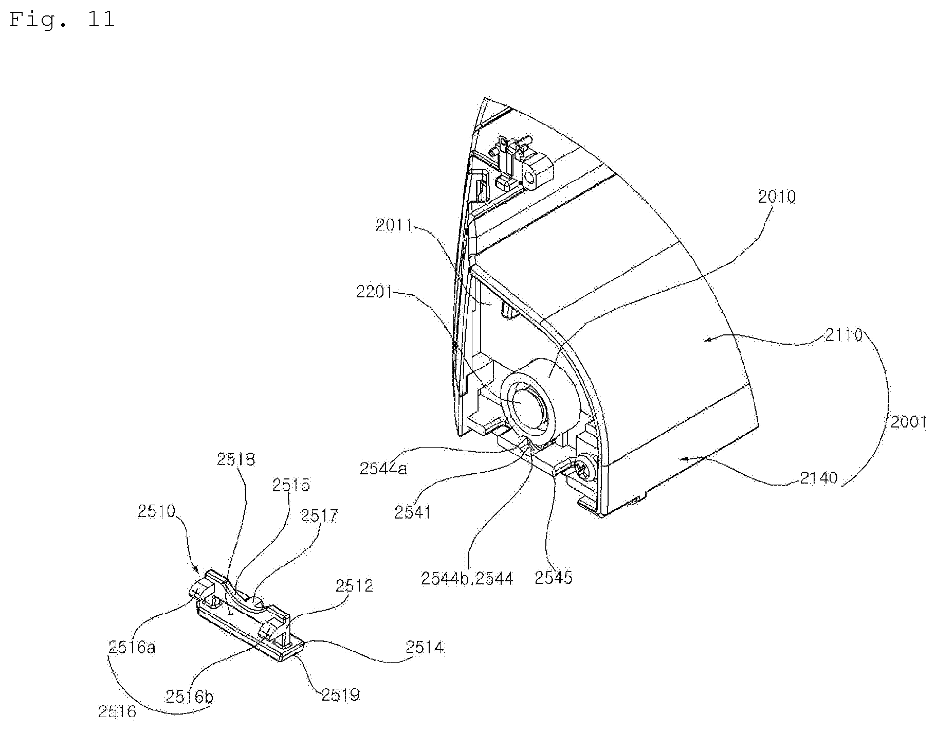 Patent US11771285 Figure 11 – Mobile robot