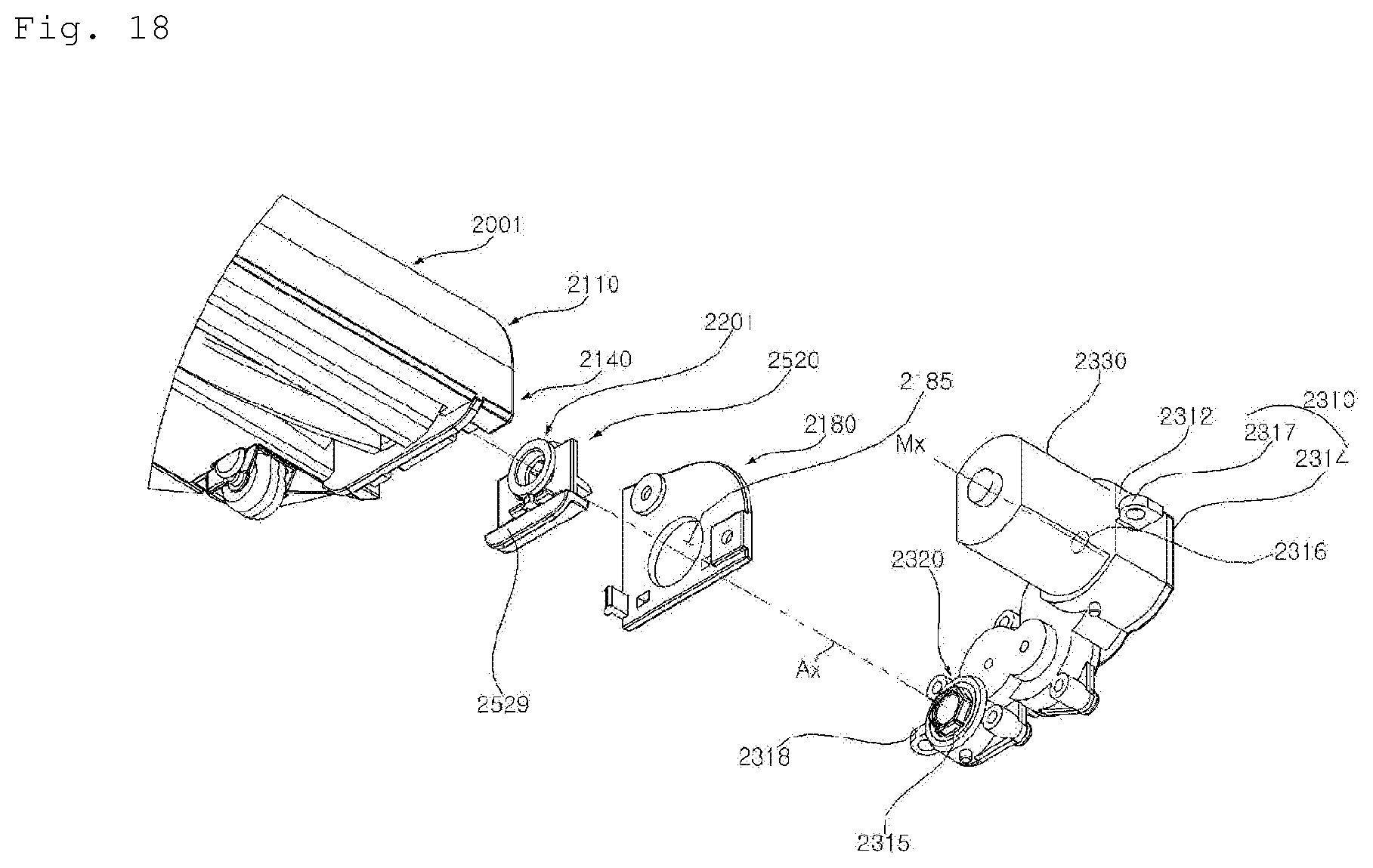 Patent US11771285 Figure 18 – Mobile robot