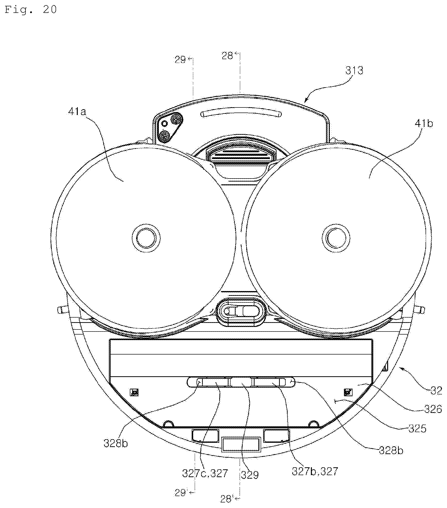 Patent US11771285 Figure 20 – Mobile robot