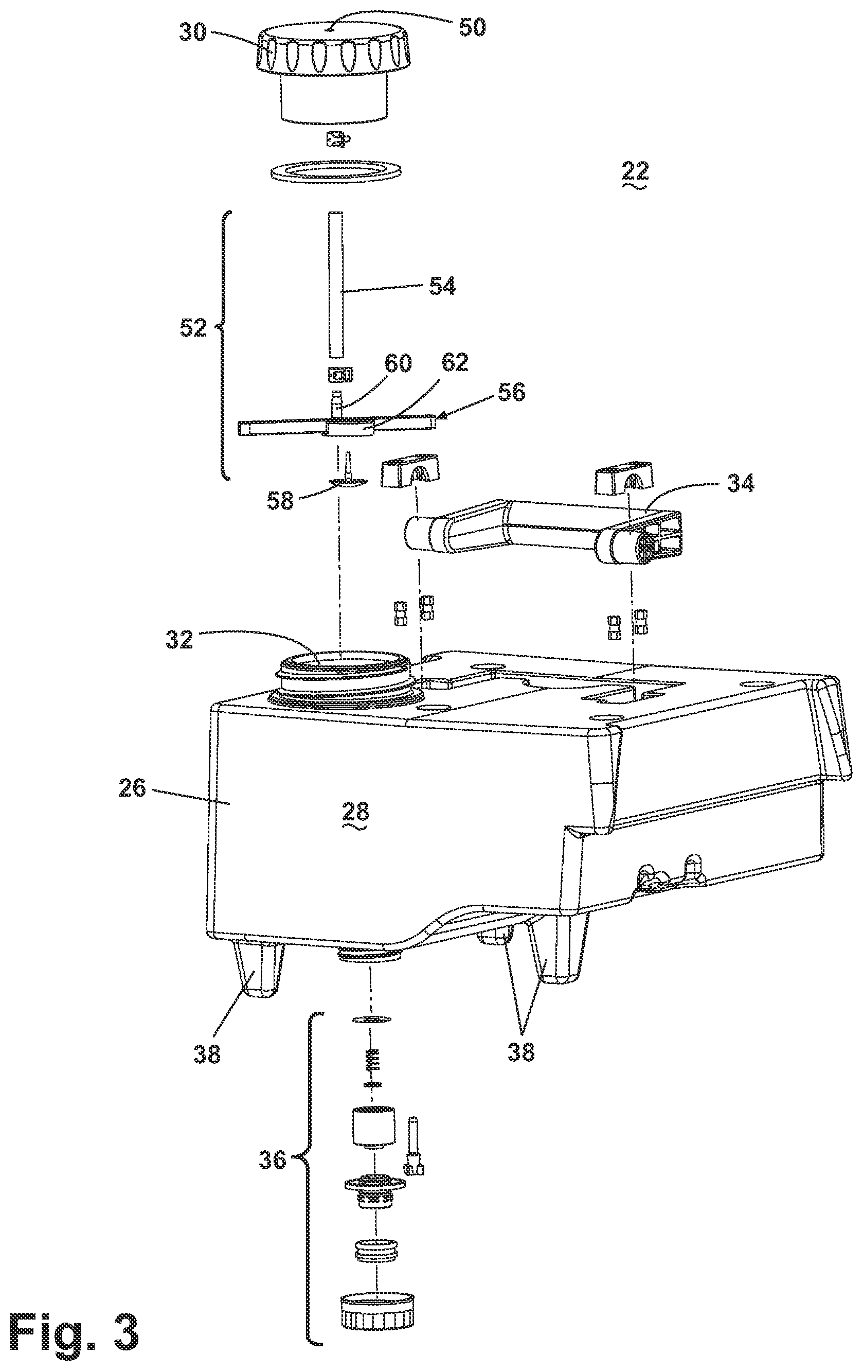 Patent US11771286 Figure 3 – Carpet extractor