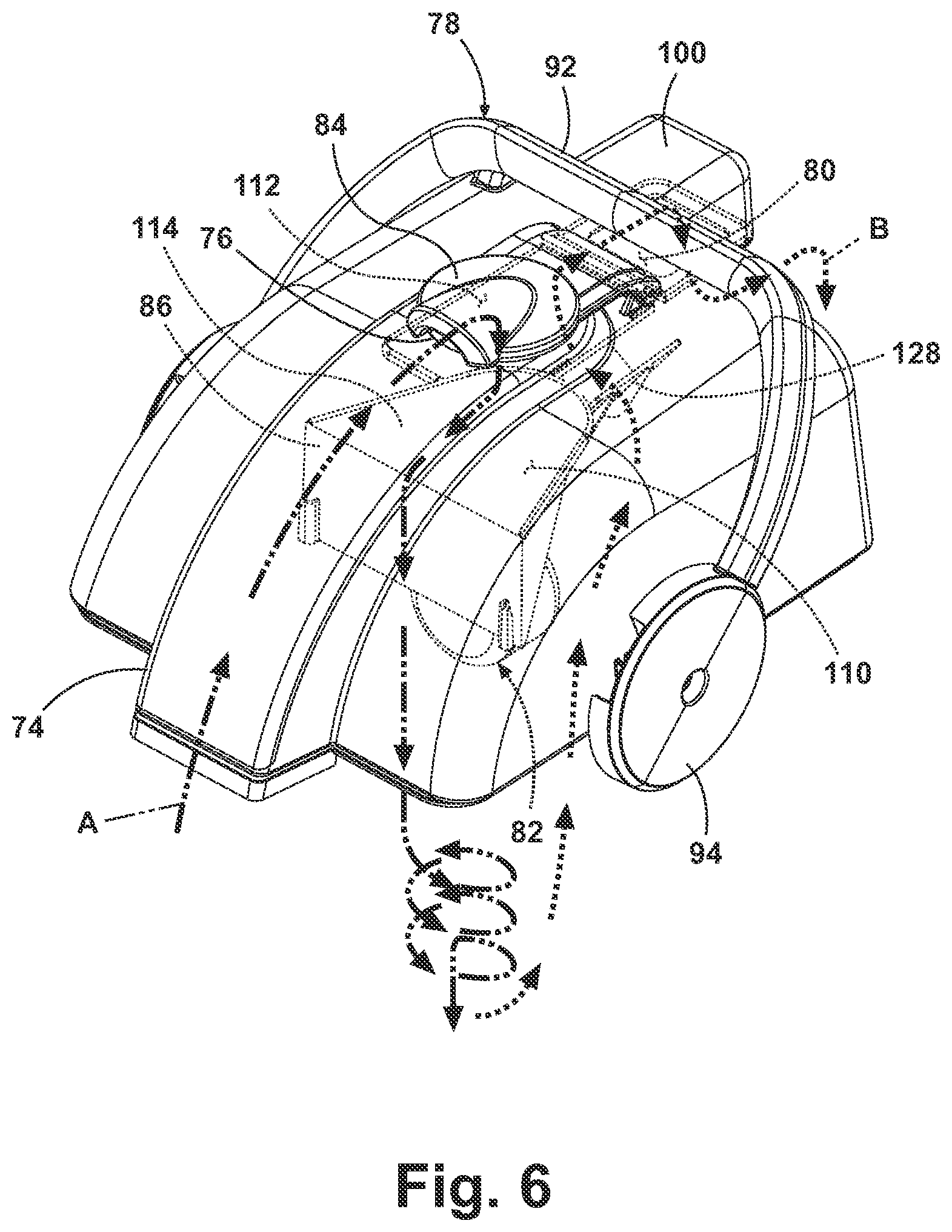 Patent US11771286 Figure 6 – Carpet extractor