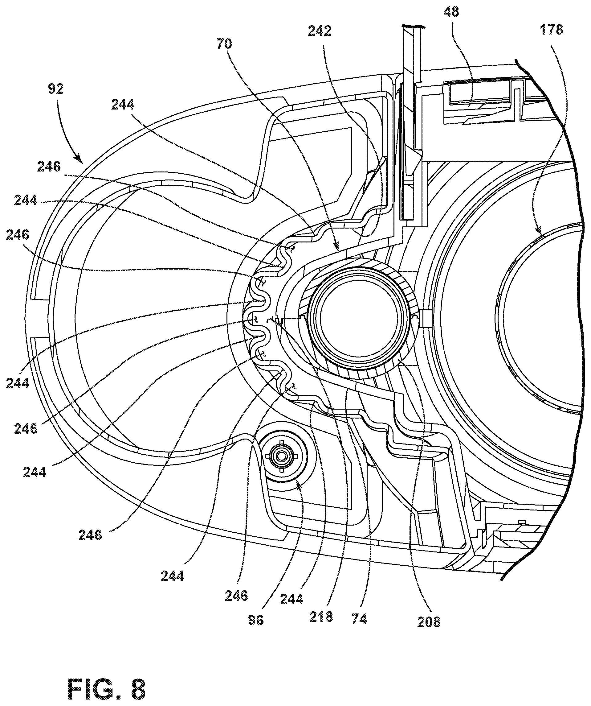 Patent US11771287 Figure 8 – Surface cleaning apparatus