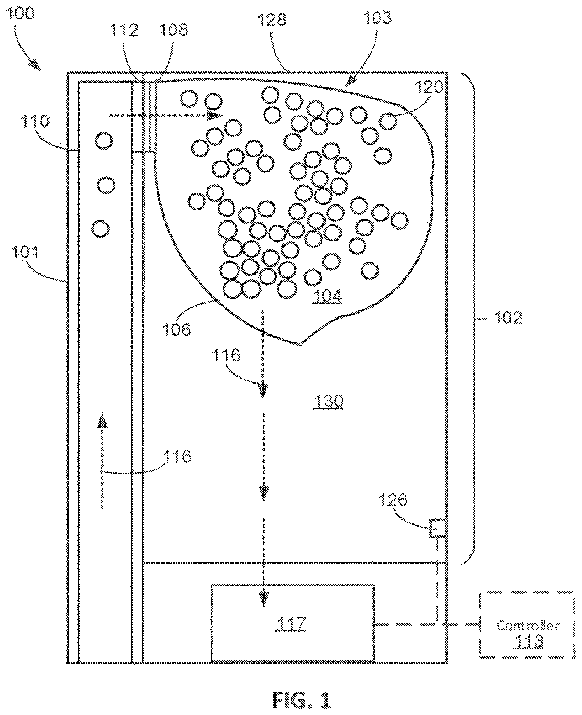 Patent US11771288 — Control of evacuation stations — Figure 1