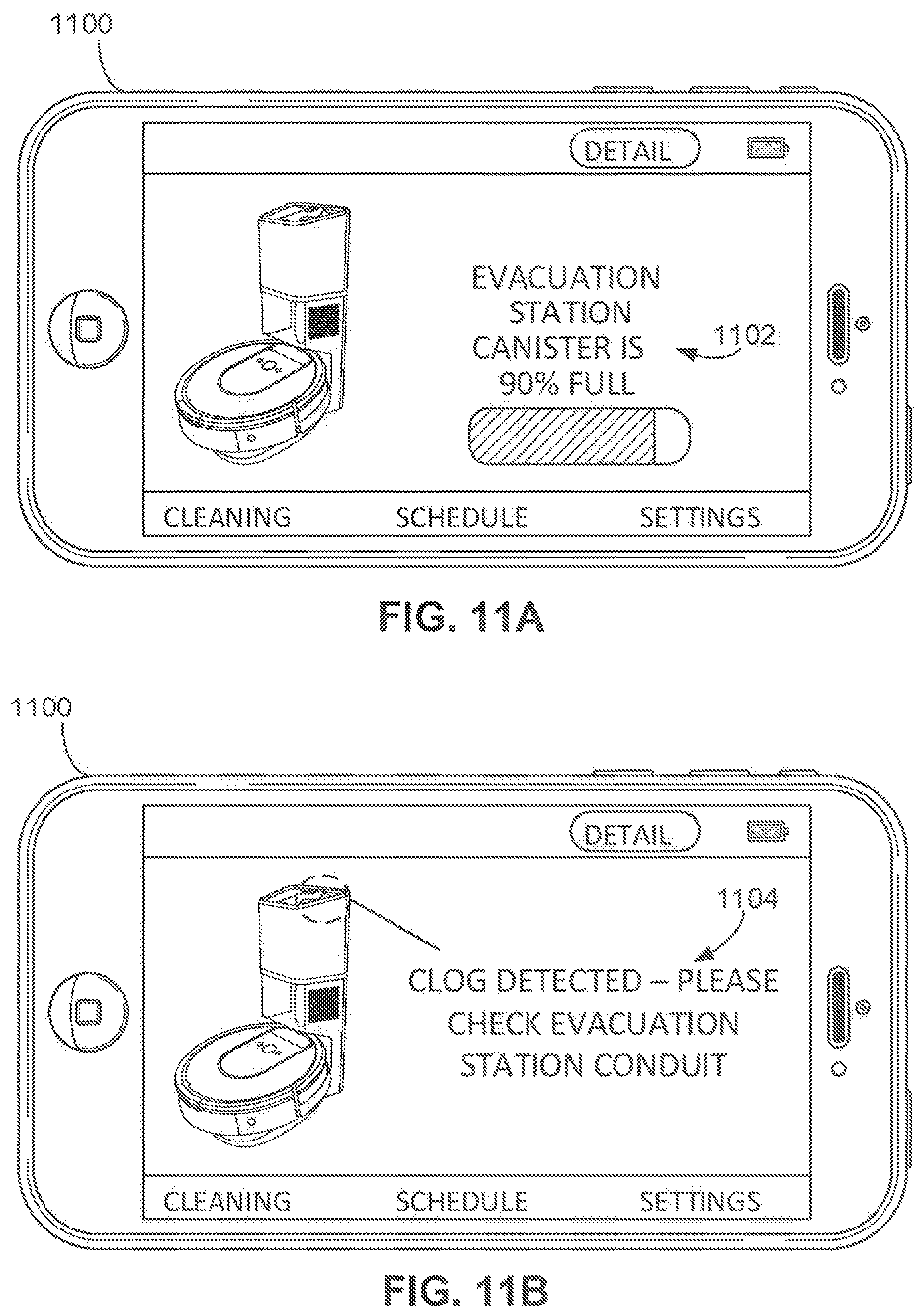 Patent US11771288 Figure 18 – Control of evacuation stations