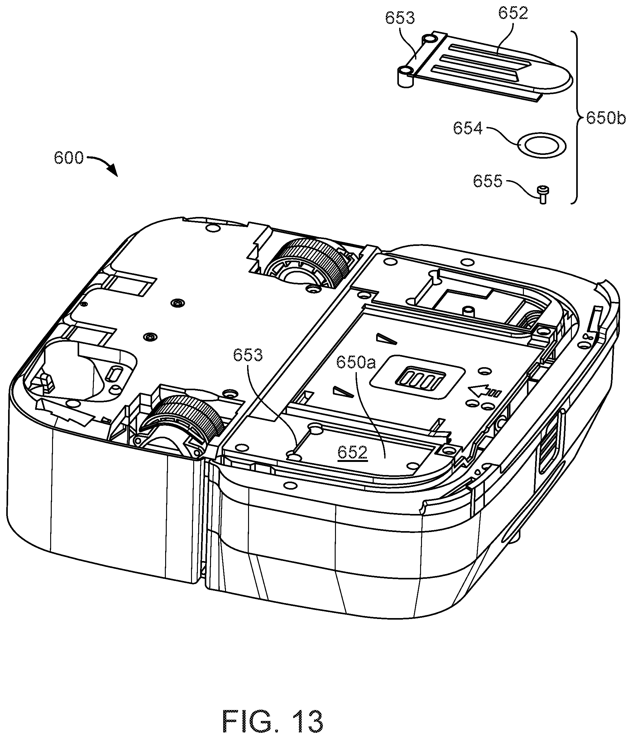 Patent US11771290 Figure 14 – Sensors for an autonomous cleaning robot