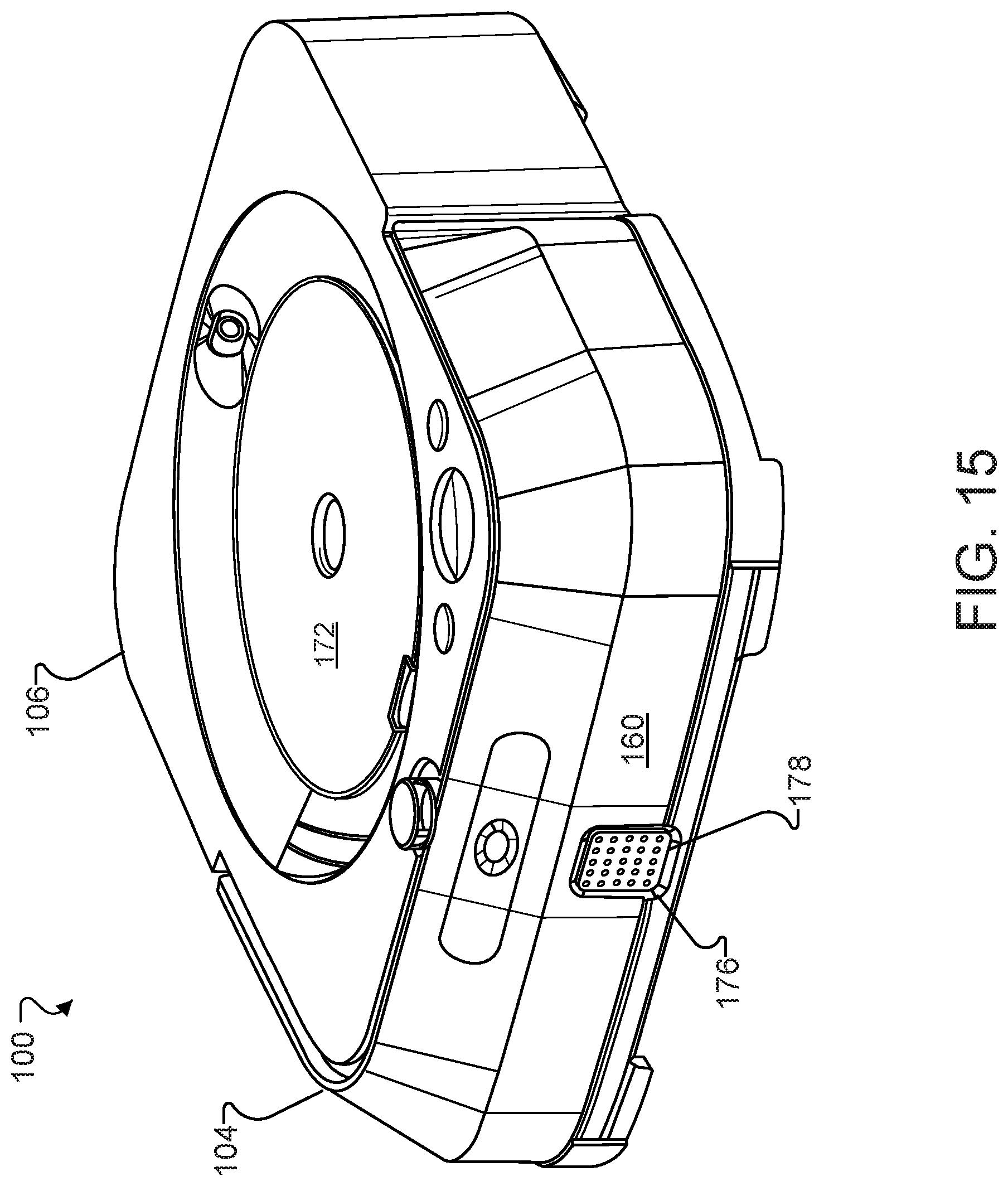 Patent US11771290 Figure 16 – Sensors for an autonomous cleaning robot