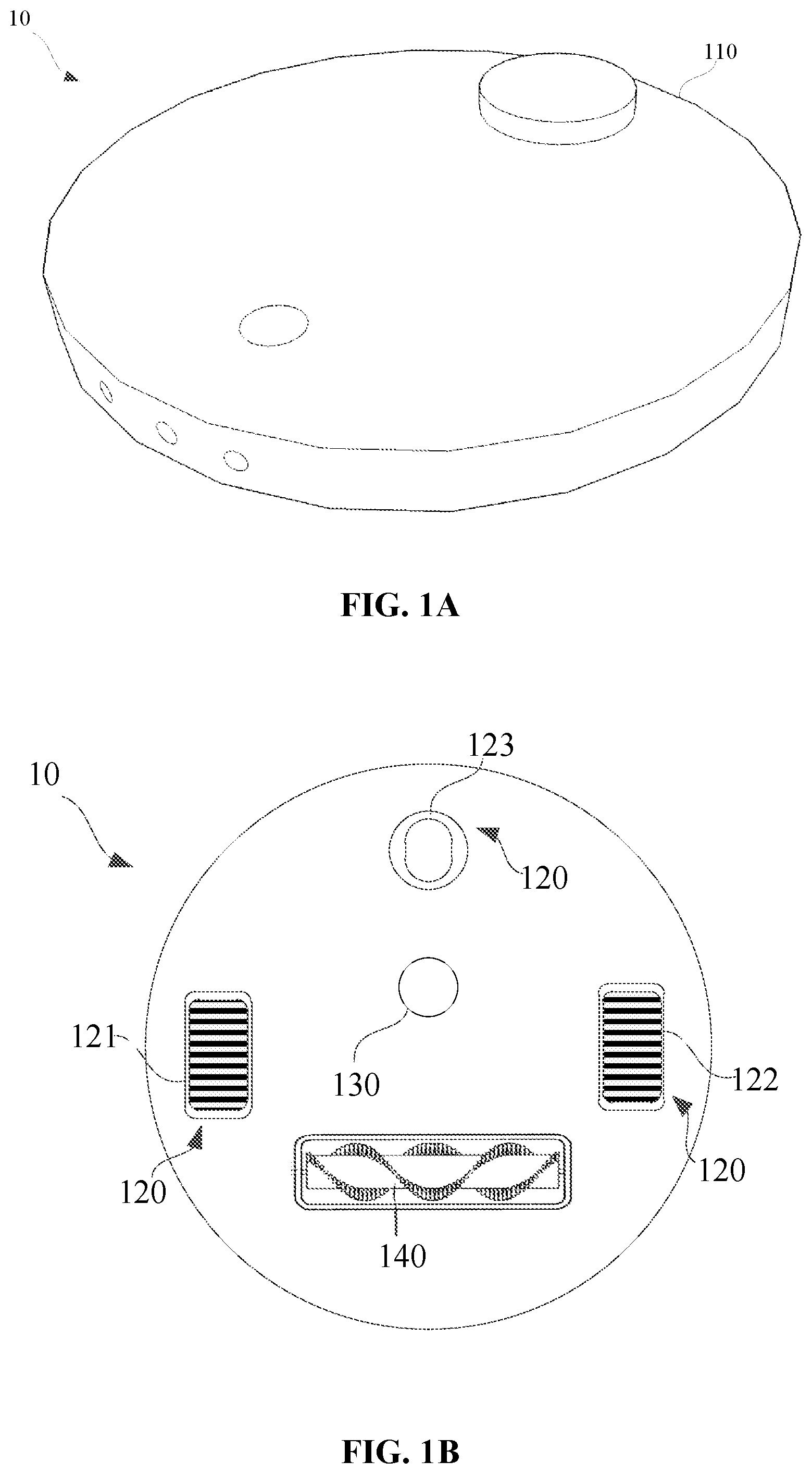 Patent US11771291 Figure 1 – Robot and robot control method