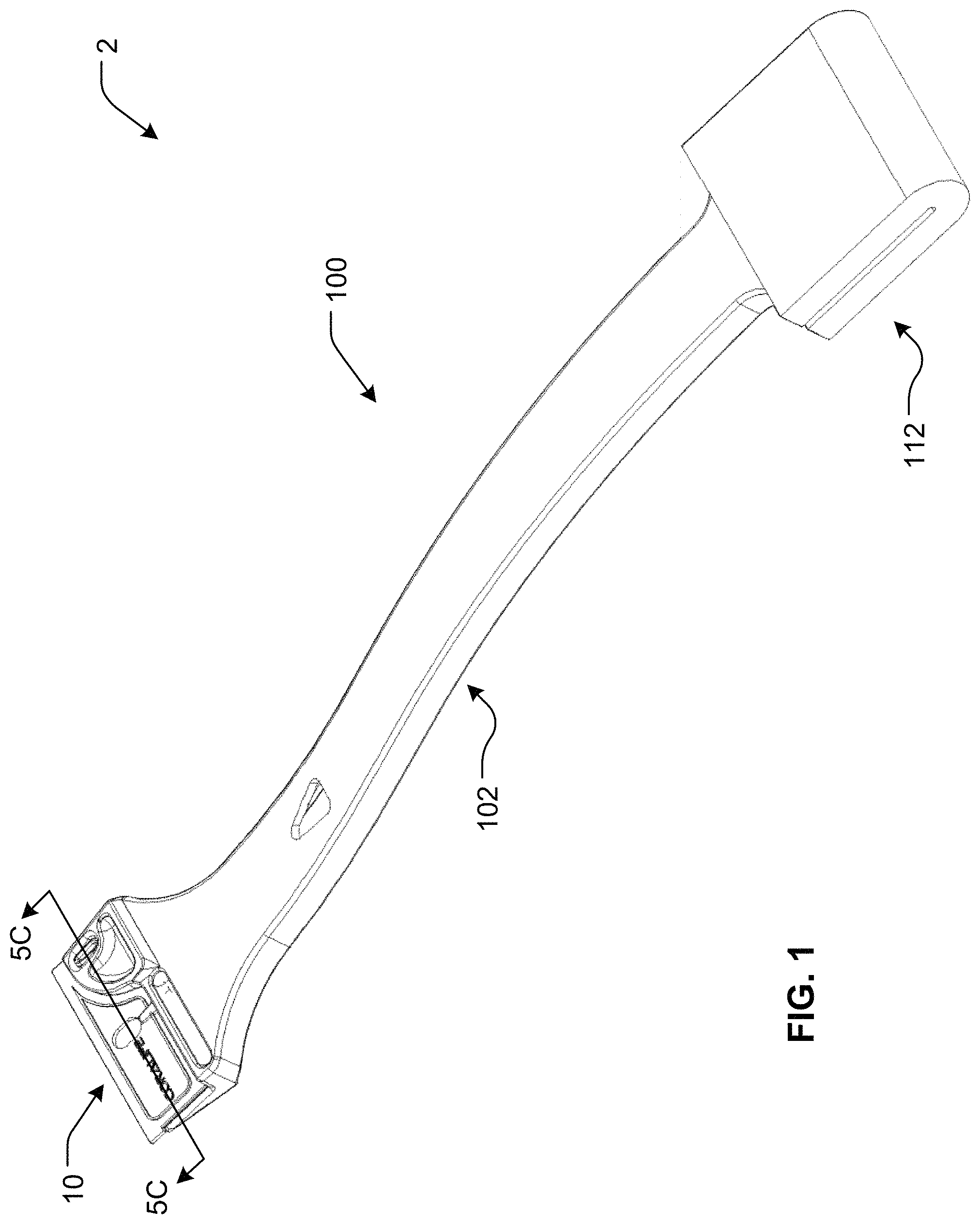 Patent US11771293 Figure 1 – Scraper apparatus