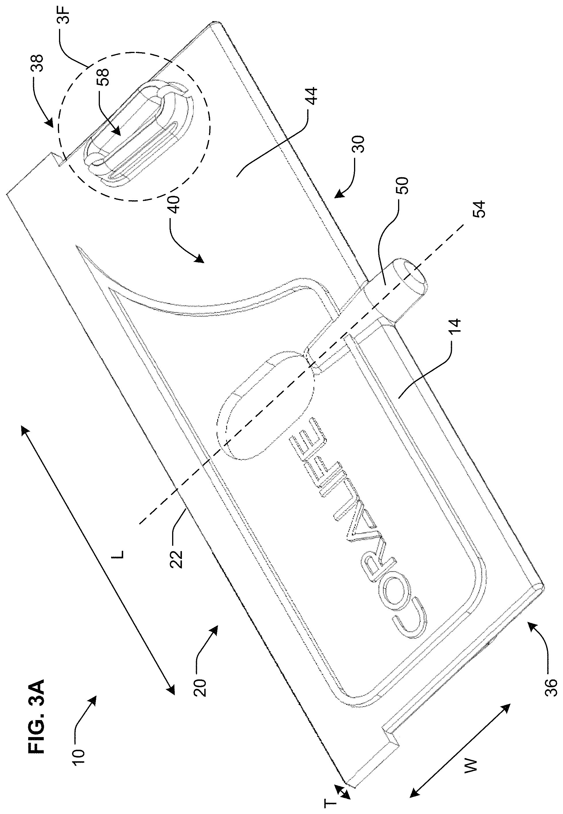 Patent US11771293 Figure 3 – Scraper apparatus