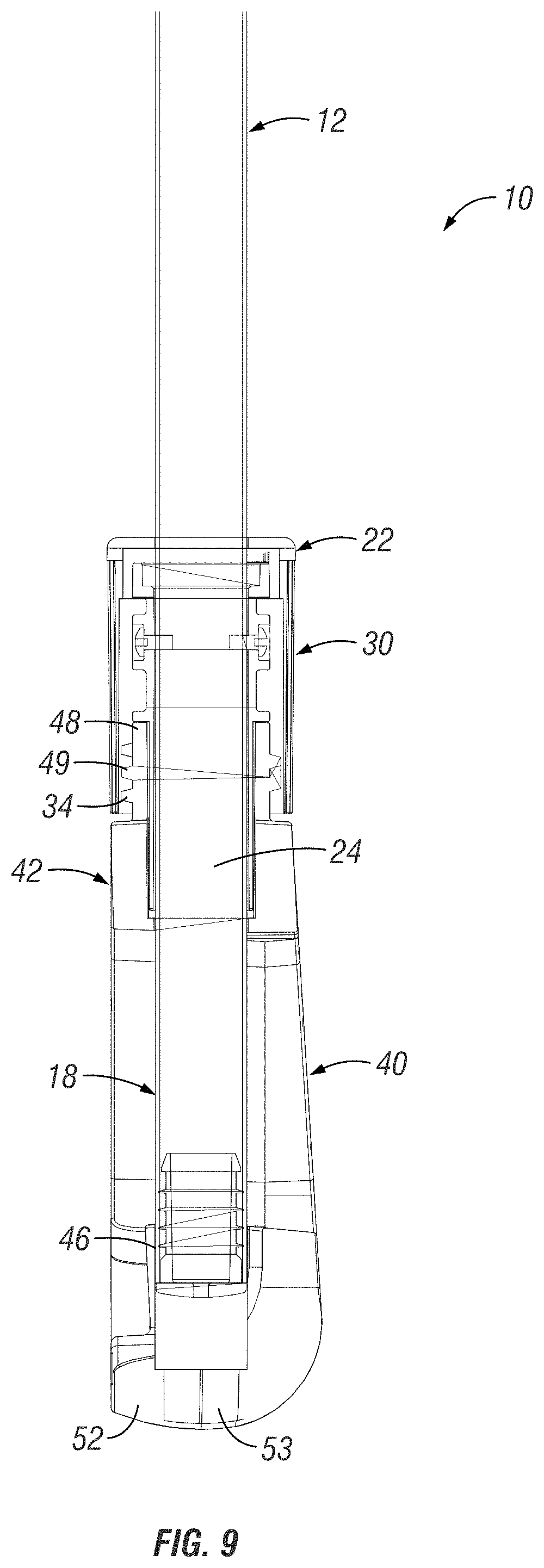 Patent US11771294 Figure 9 – Tool assembly comprising universal handle and interchangeable tool heads
