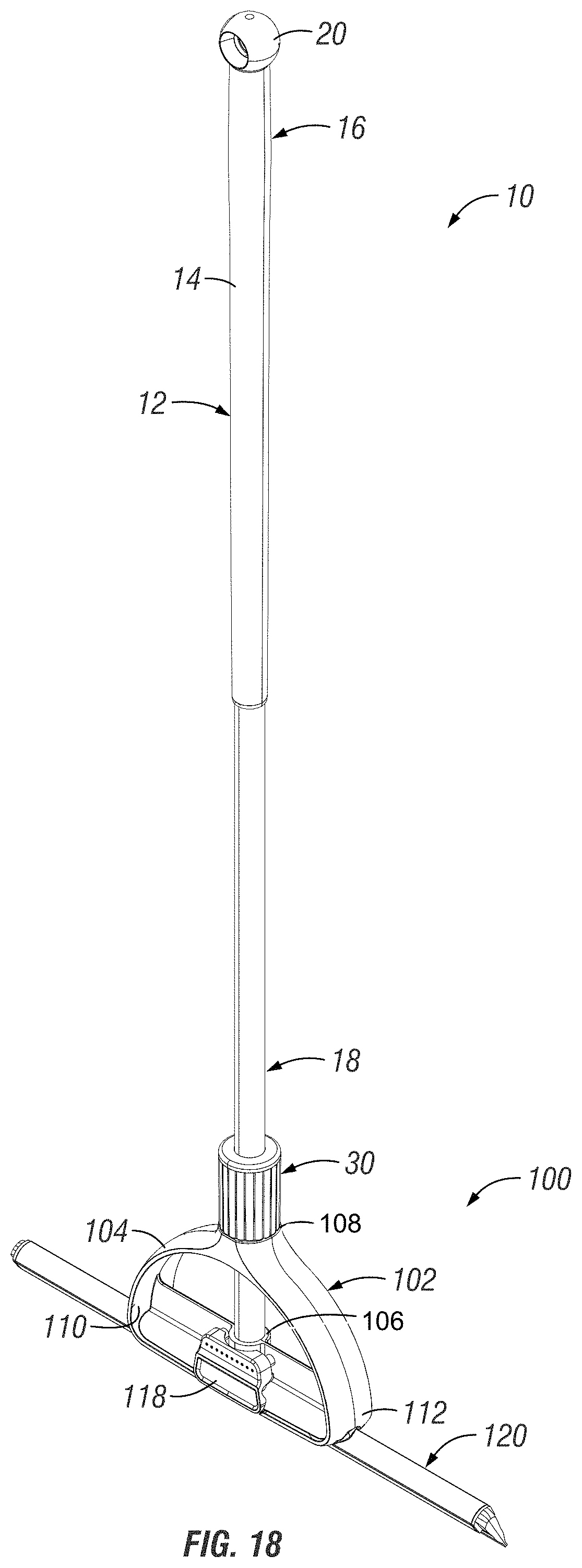 Patent US11771294 Figure 18 – Tool assembly comprising universal handle and interchangeable tool heads