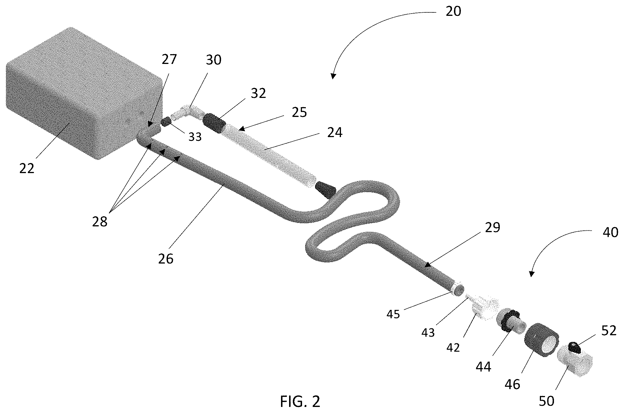 Patent US11771296 Figure 2 – Cleaning device