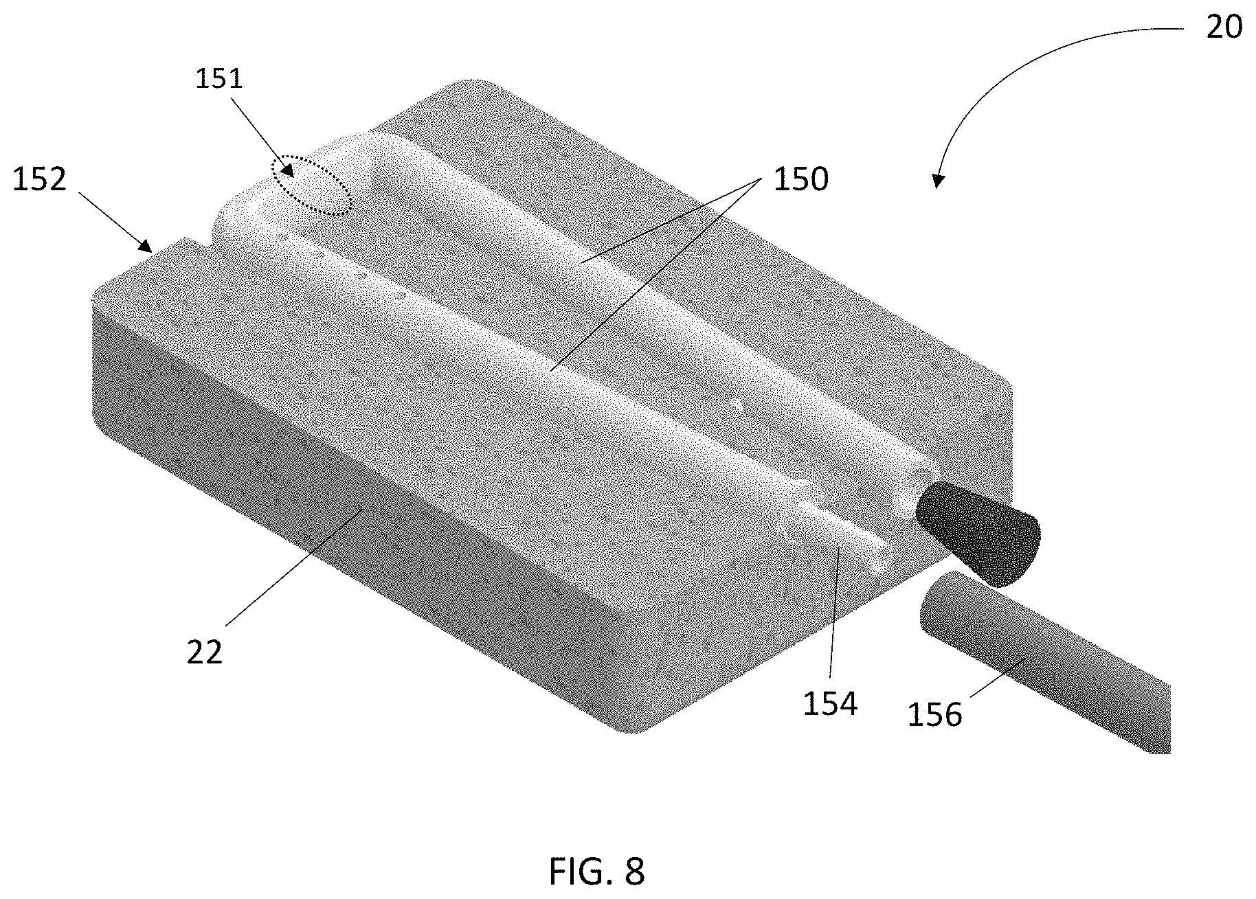 Patent US11771296 Figure 8 – Cleaning device