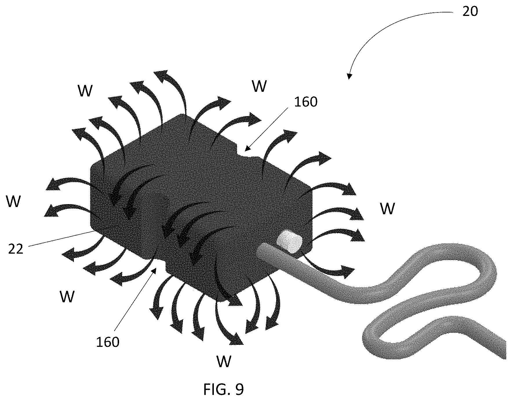 Patent US11771296 Figure 9 – Cleaning device