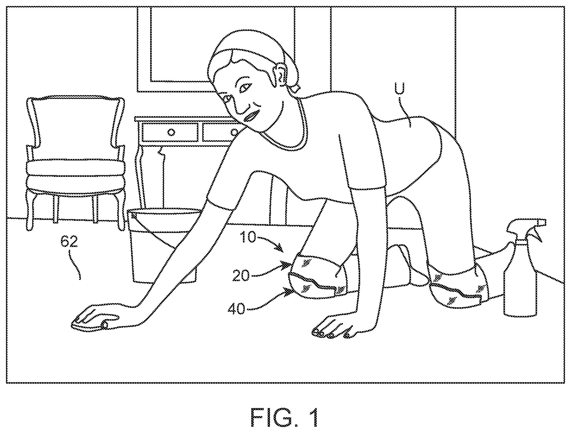 Patent US11771297 Figure 1 – Floor cleaning device