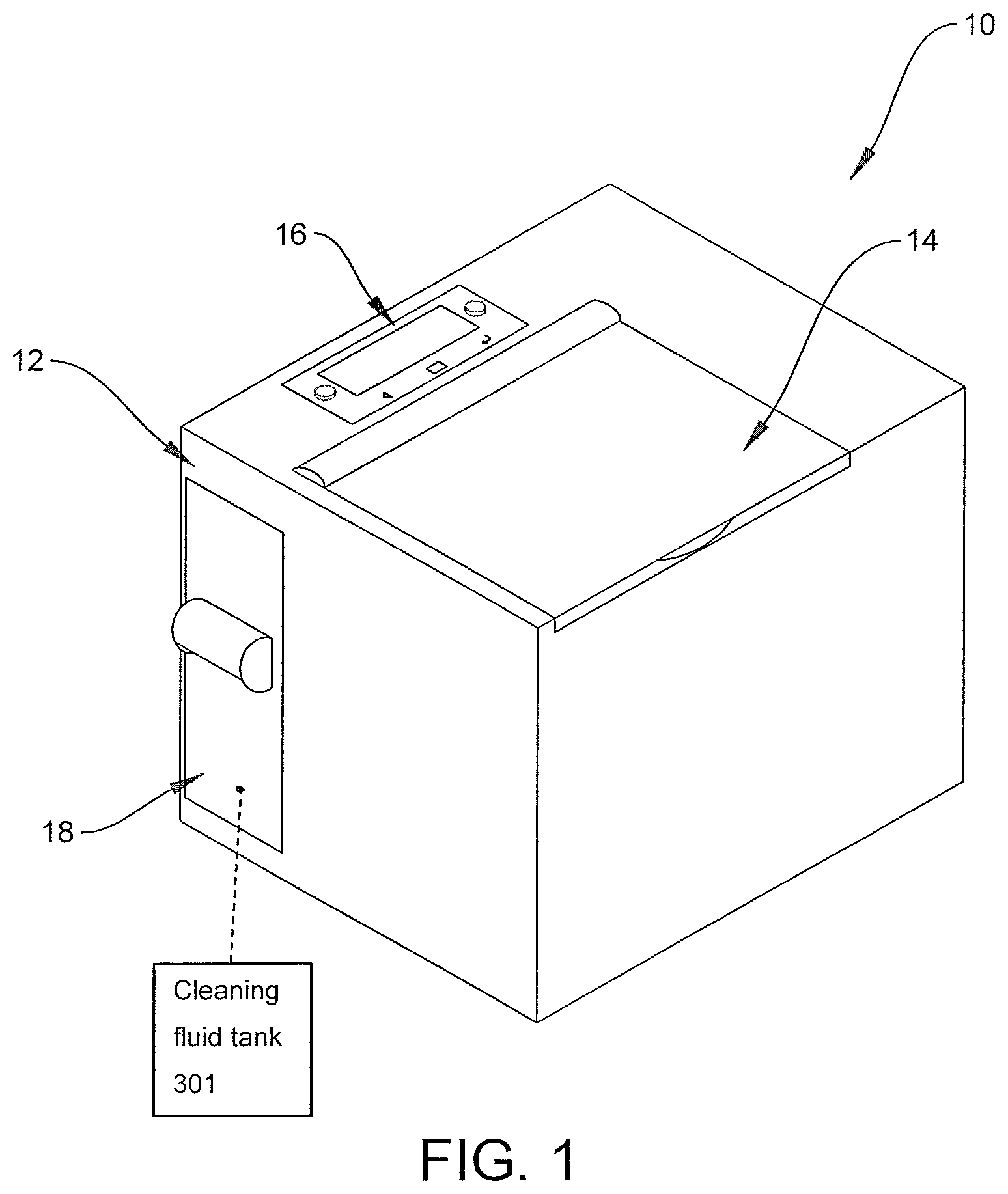 Patent US11771298 Figure 1 – Ultrasonic cleaning apparatus