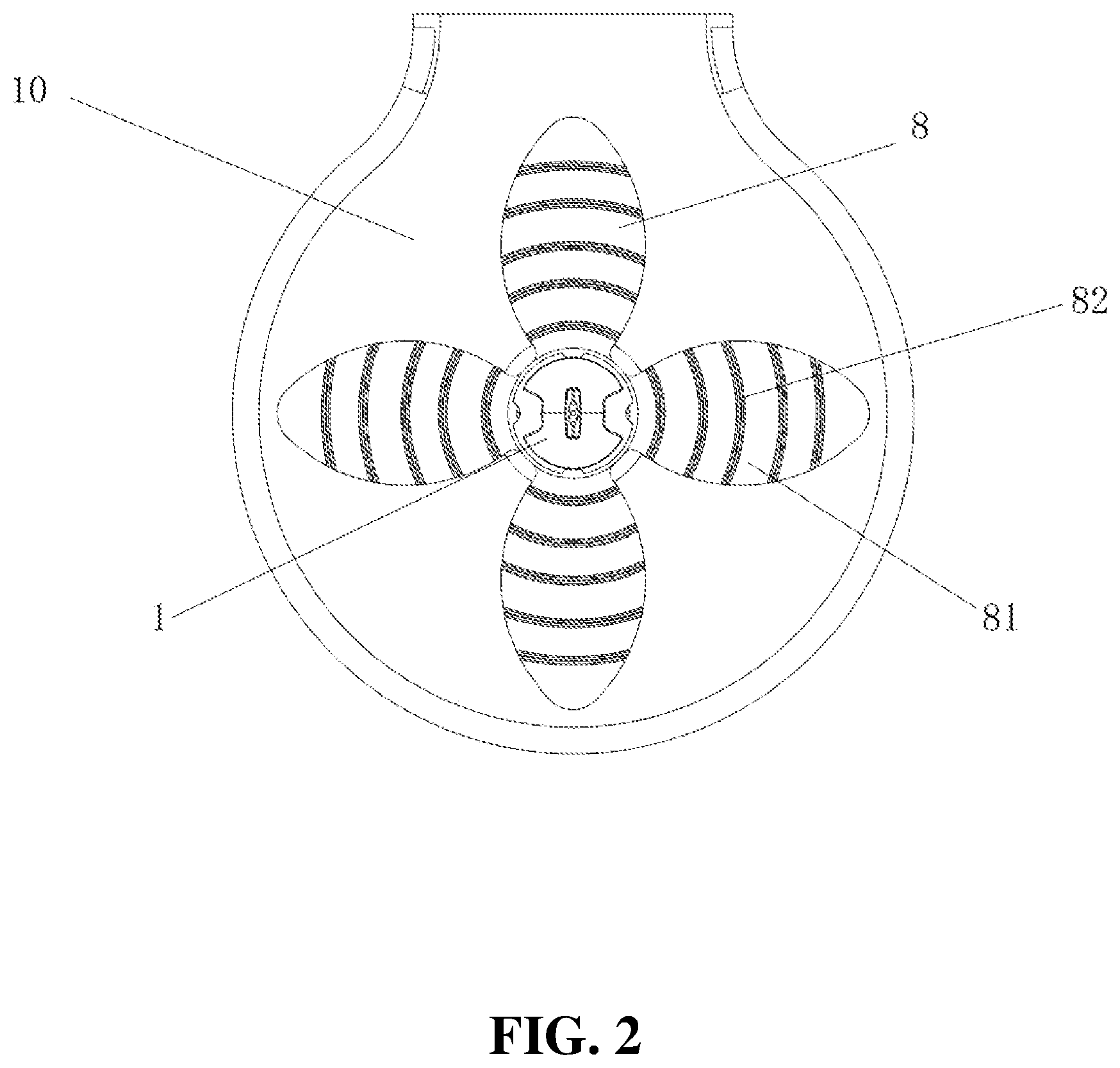 Patent US11771299 Figure 2 – Rotary cup washing device