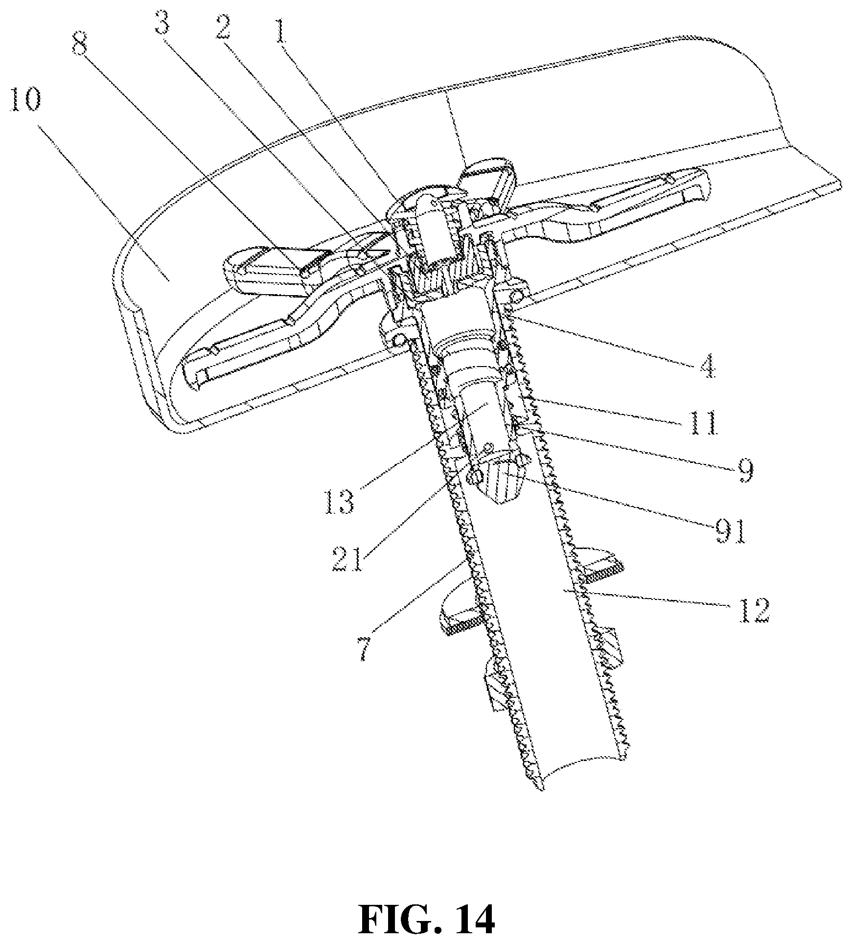 Patent US11771299 Figure 12 – Rotary cup washing device