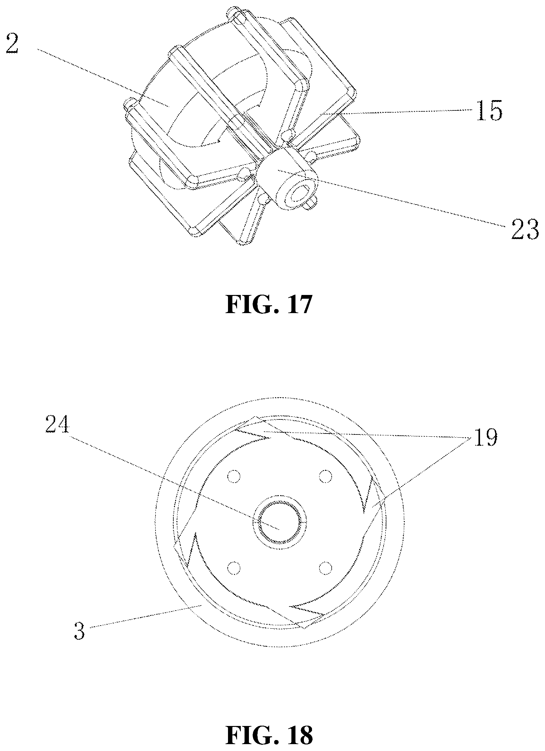 Patent US11771299 Figure 14 – Rotary cup washing device