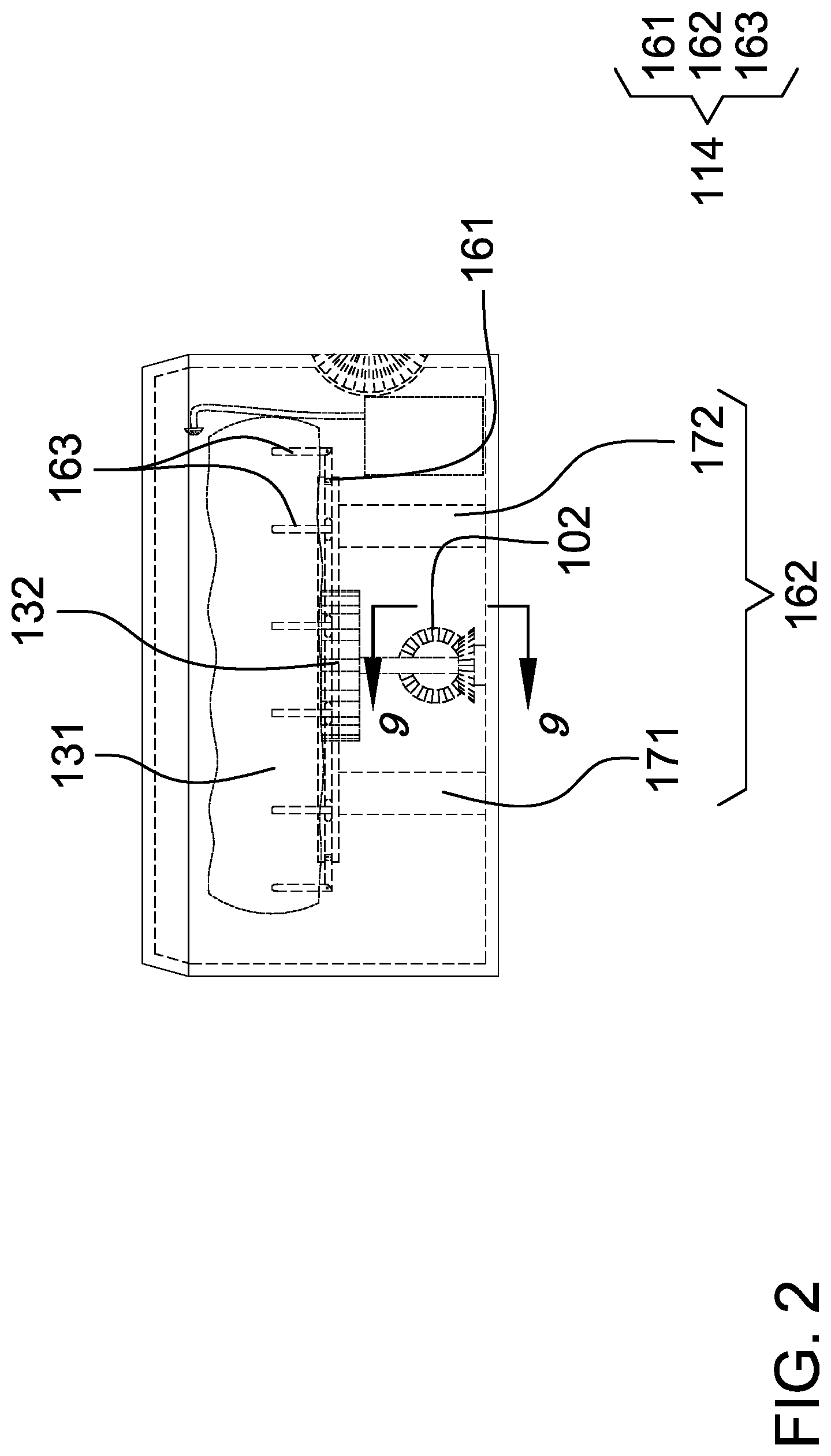 Patent US11771301 Figure 2 – Shoe-shining device