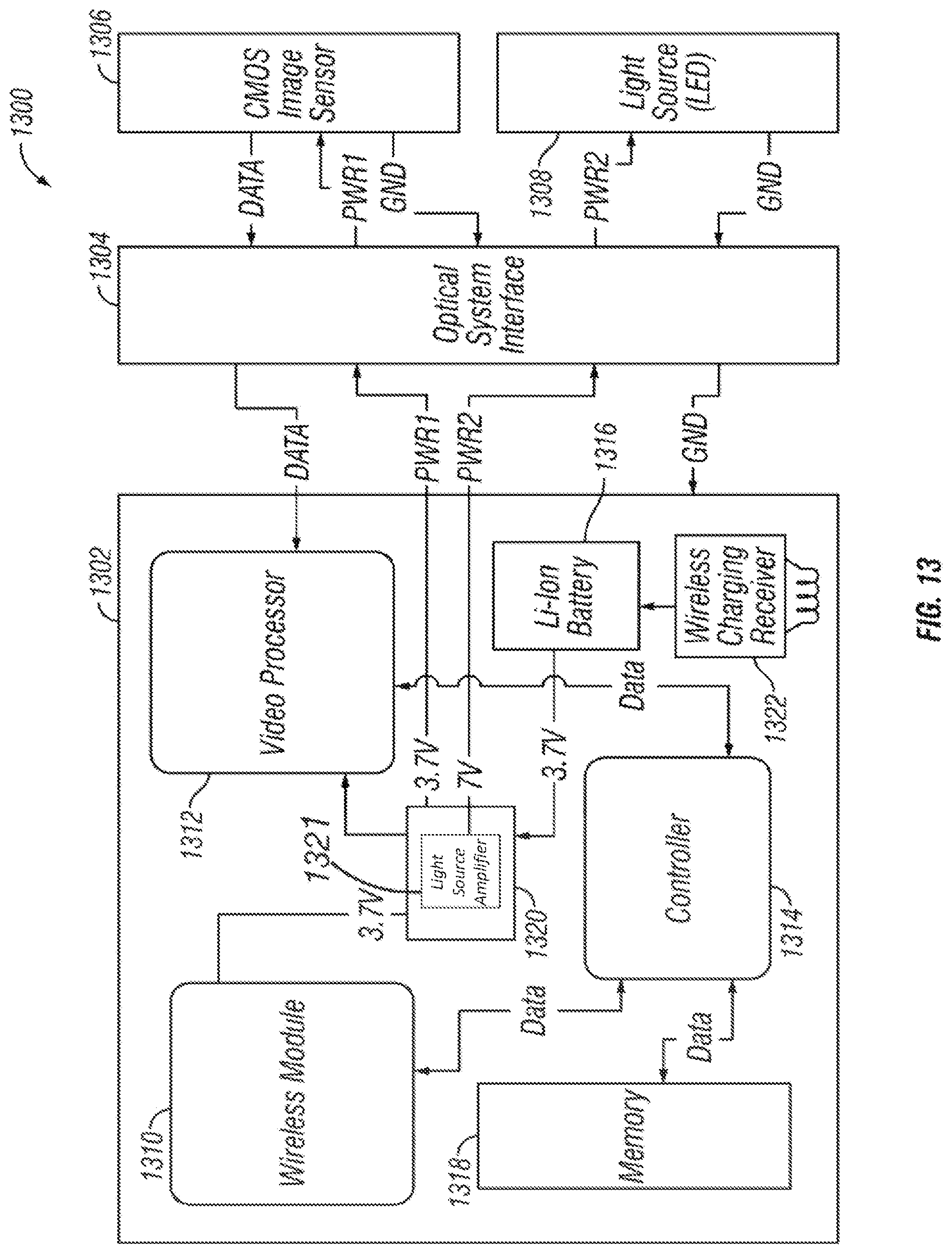 Patent US11771303 Figure 11 – System and method for wirelessly transmitting operational data from an endoscope to a remote device